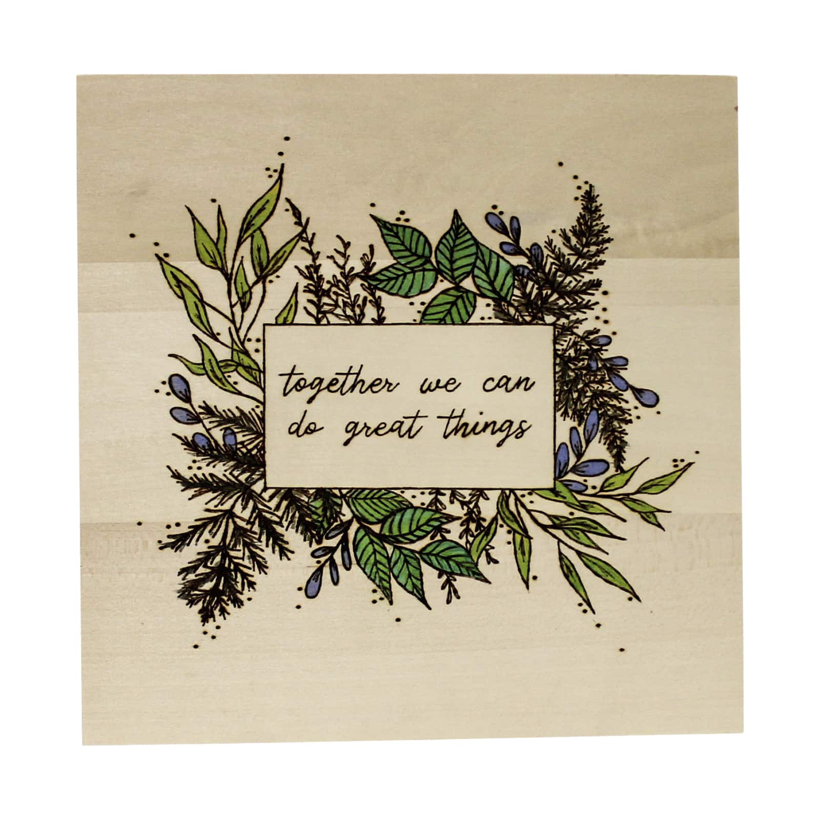 12" Basswood Square Panel by Make Market®