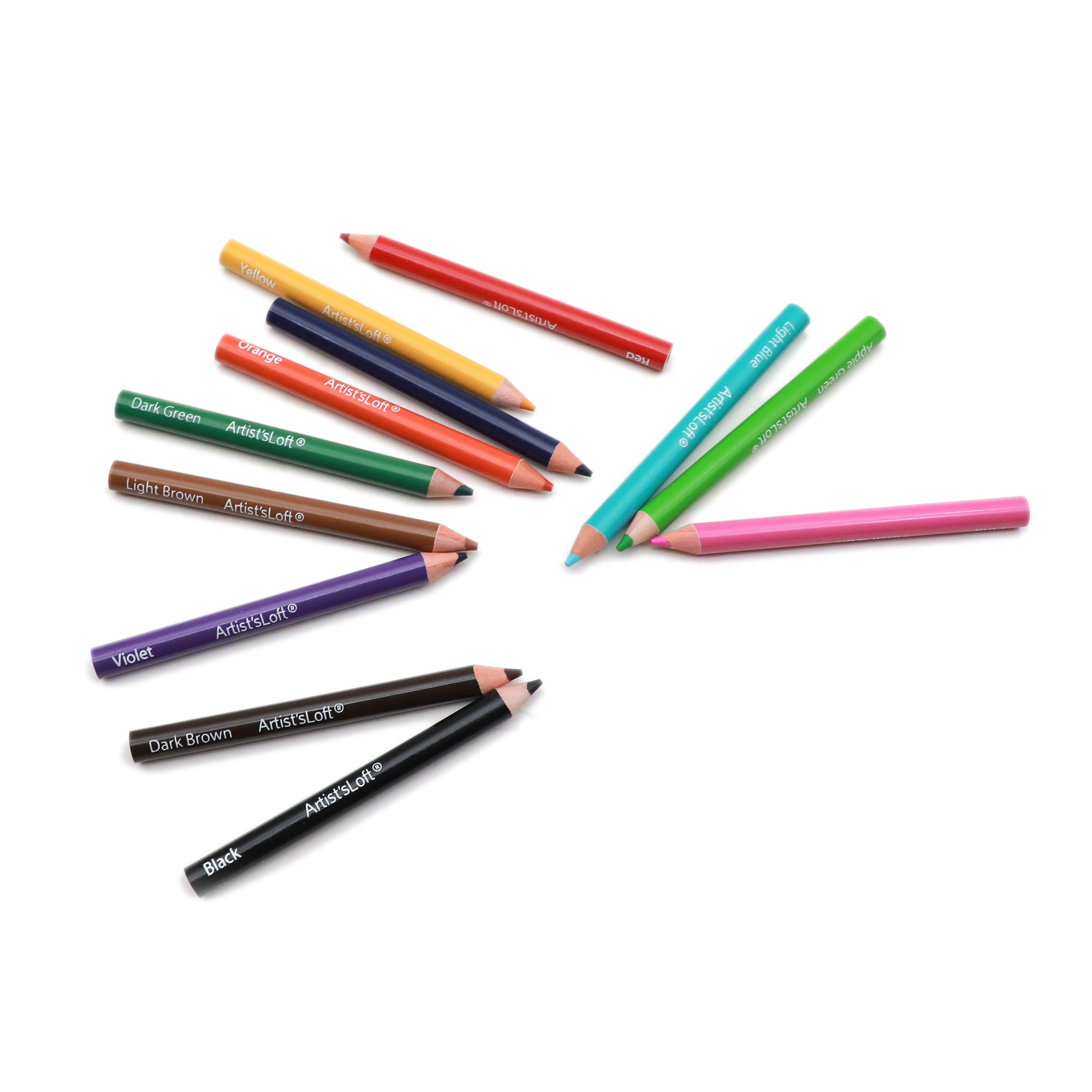 Mini Coloured Pencils, 12ct. by Artist&#x27;s Loft&#xAE;