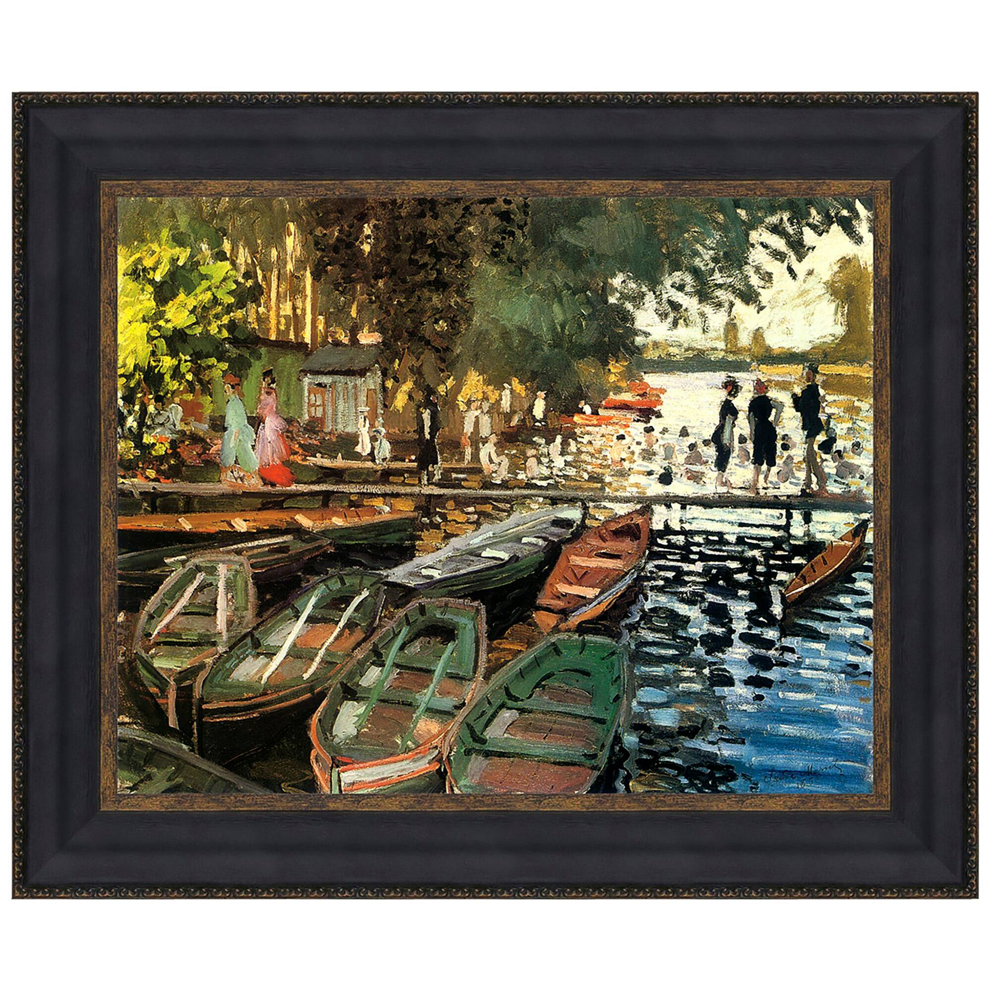 26.75" Bathers at Grenouillere 1869 Canvas Replica Painting