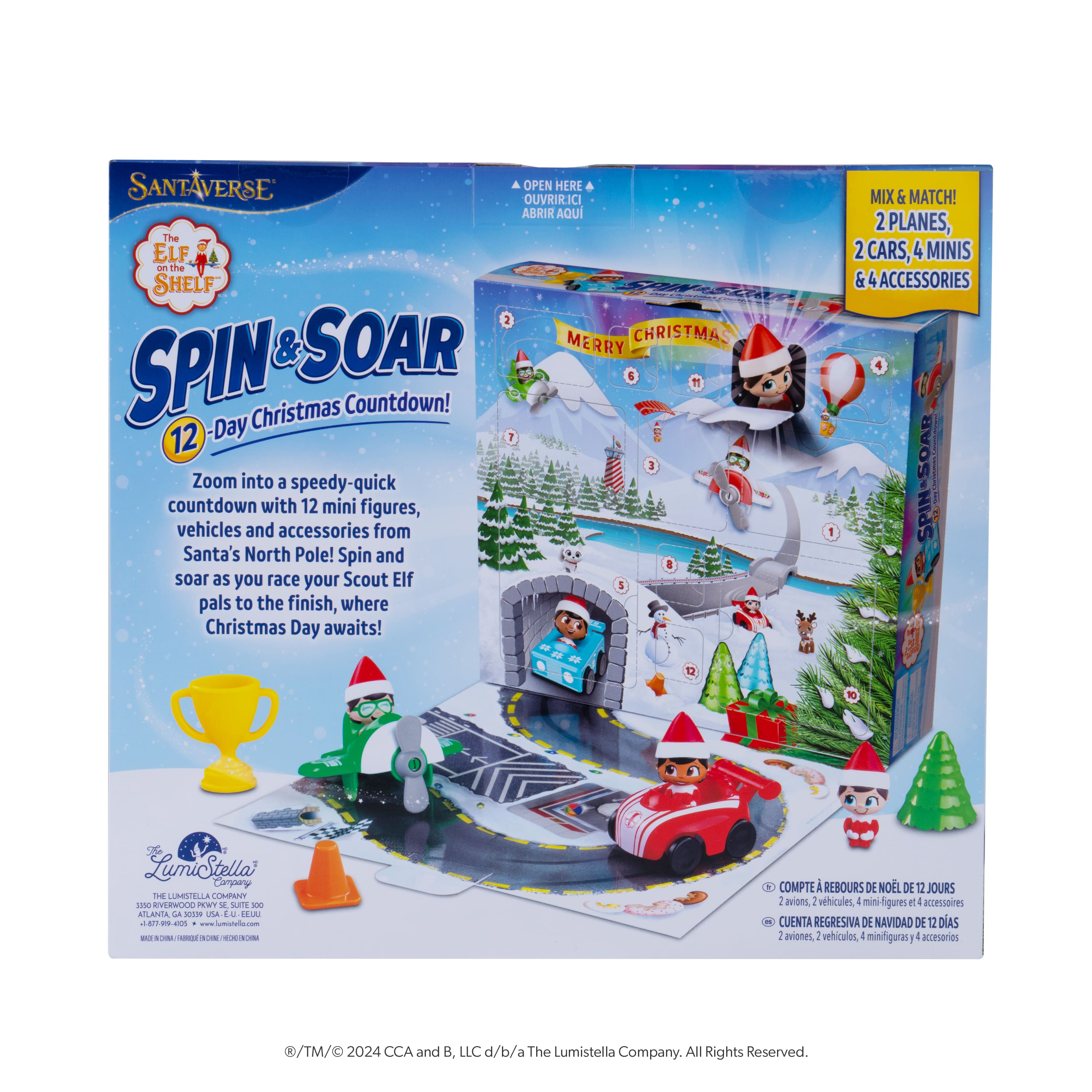 The Elf on the Shelf&#xAE; Spin &#x26; Soar 12-Day Christmas Countdown