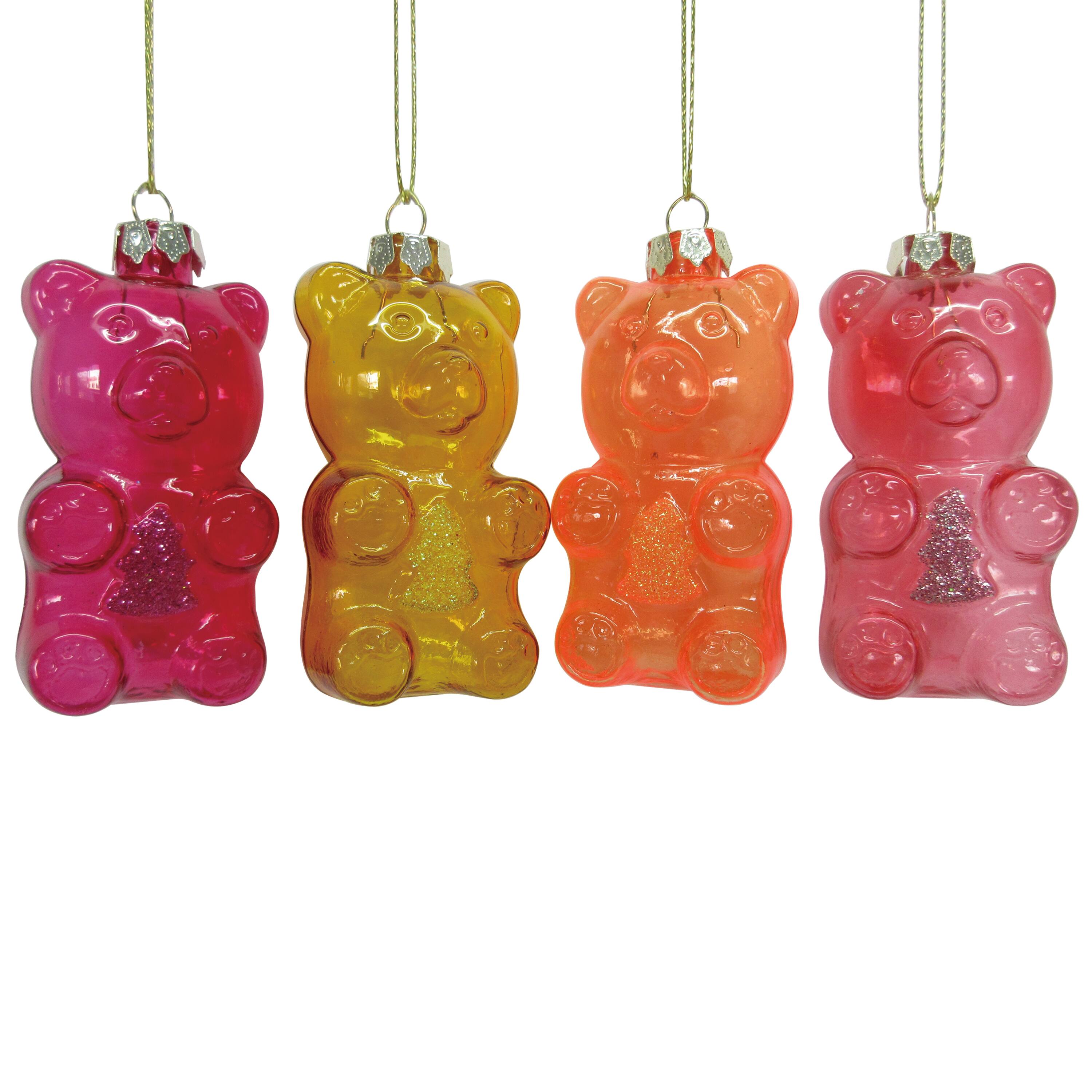 Assorted Gummy Bear Glass Ornament … curated on LTK