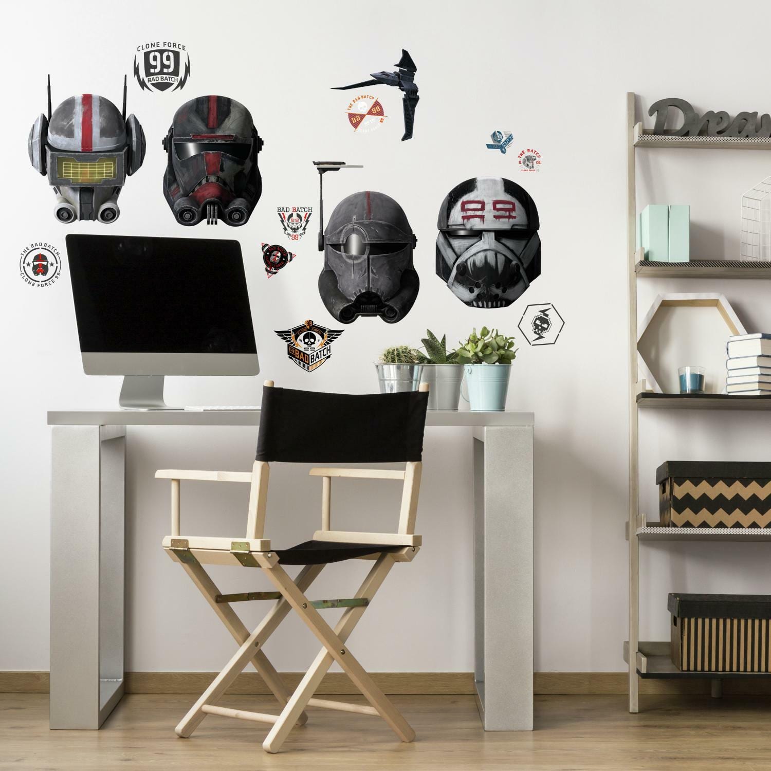 RoomMates Bad Batch Helmets Peel &#x26; Stick Giant Wall Decal