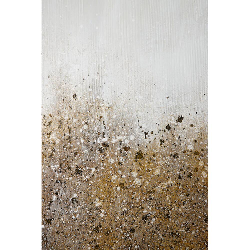 CosmoLiving by Cosmopolitan Gold Contemporary Abstract Wall Art Set