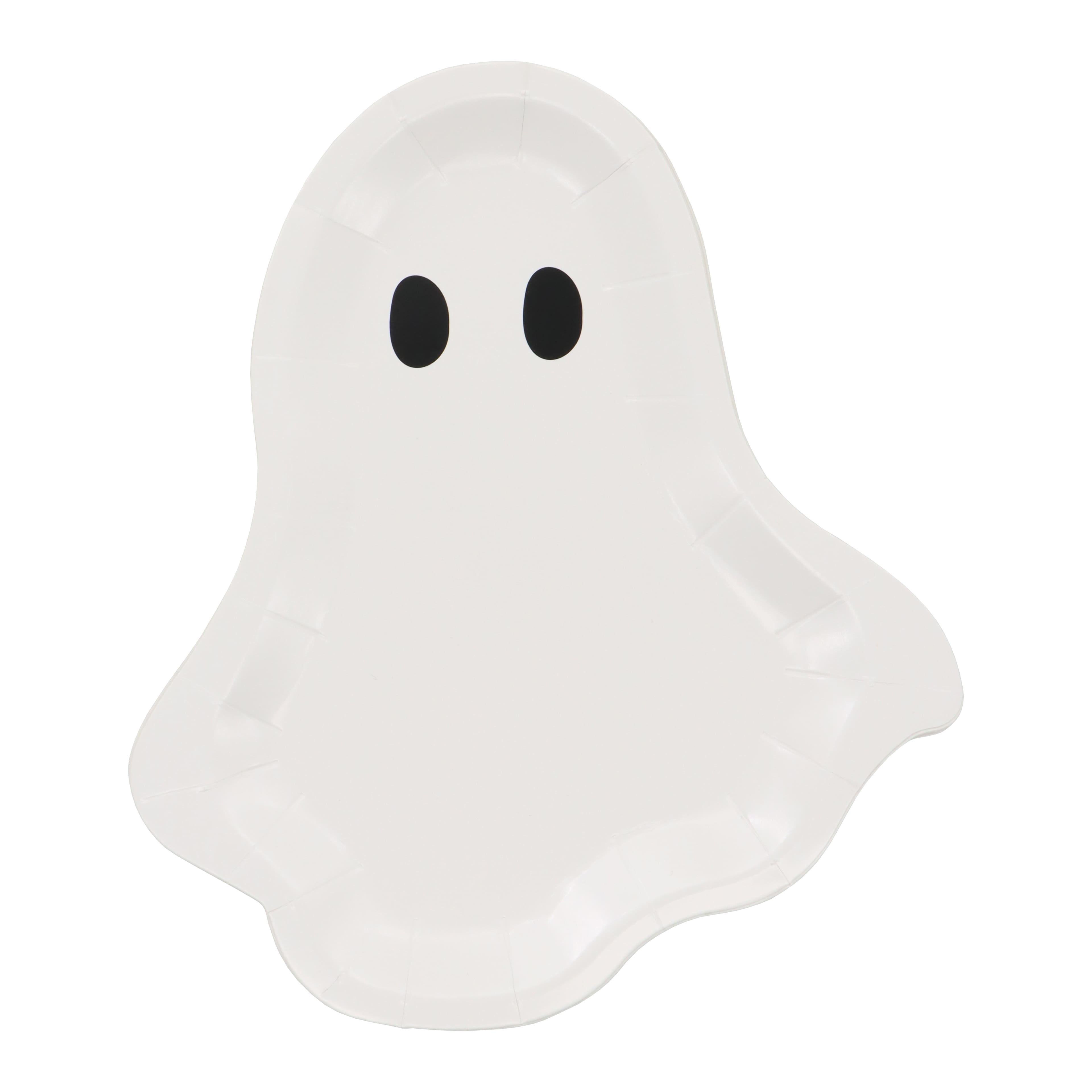 7&#x22; Ghost Paper Plates, 12ct. by Celebrate It&#x2122;