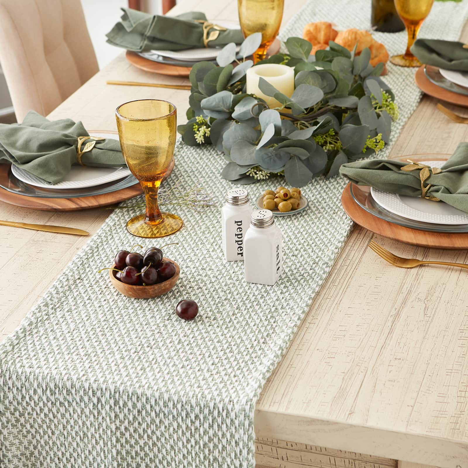 Artichoke Woven Paper Table Runner 14x72 – DII Home Store