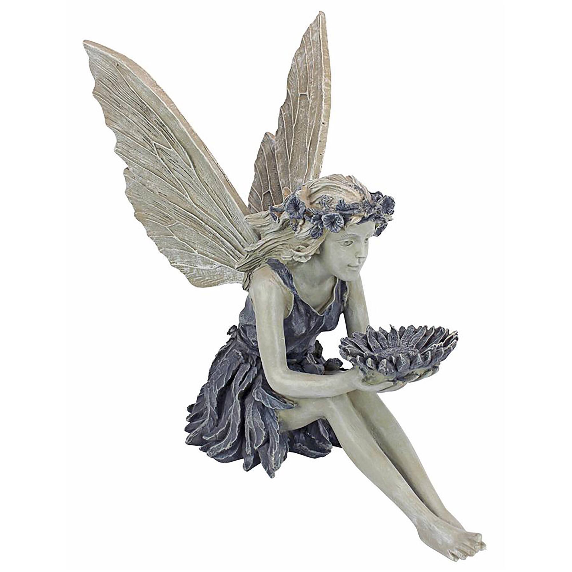 Design Toscano 19.5&#x22; The Sunflower Fairy Statue