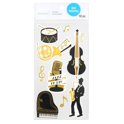 Jazz Music Stickers by Recollections™ | Michaels®