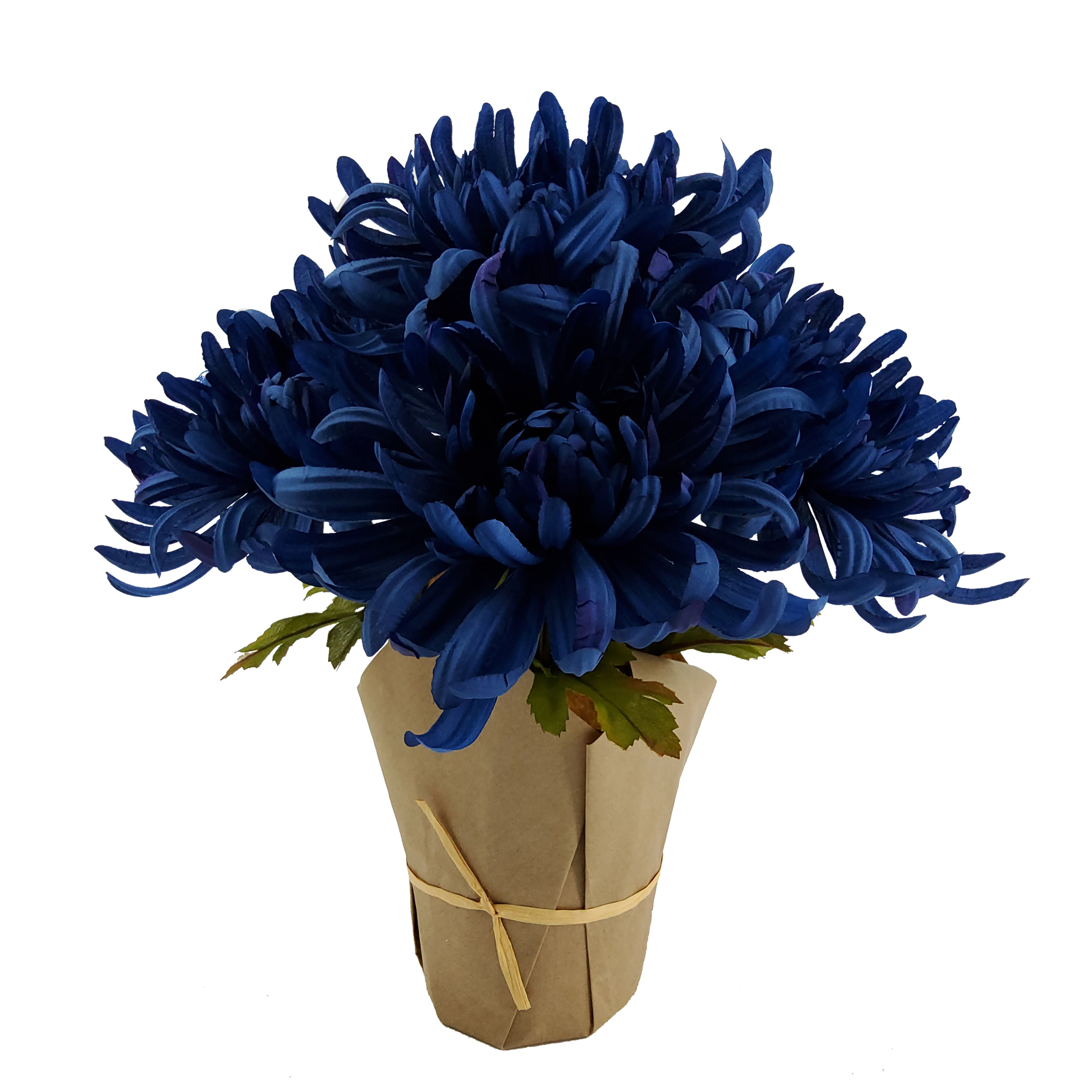 14&#x22; Potted Dark Blue Mum by Ashland&#xAE;