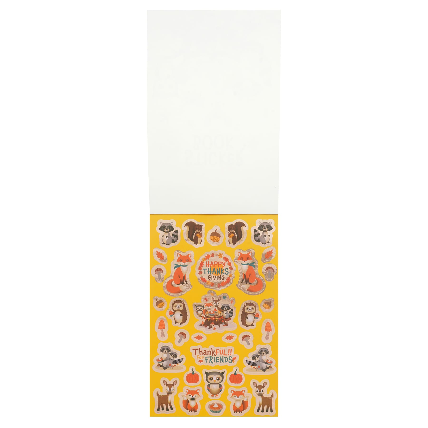 Thanksgiving Woodland Animals Sticker Book by Creatology&#x2122;