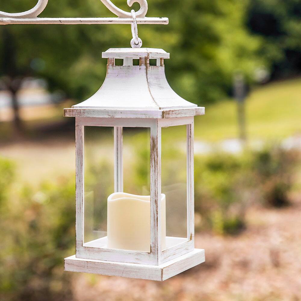 Kate Aspen® Hampton Ivory LED Vintage Decorative Lantern