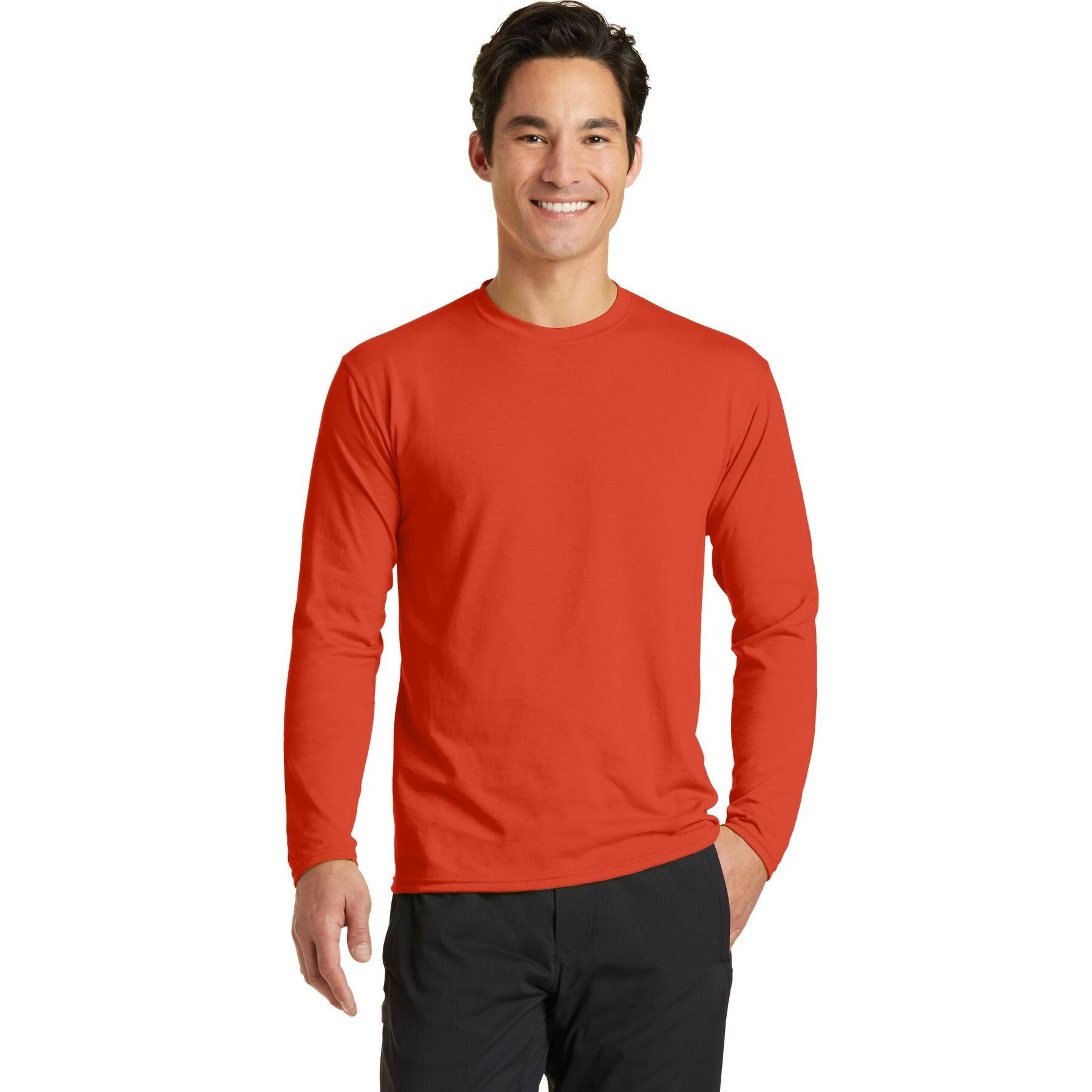 Port & Company® Long Sleeve Performance Blend T-Shirt