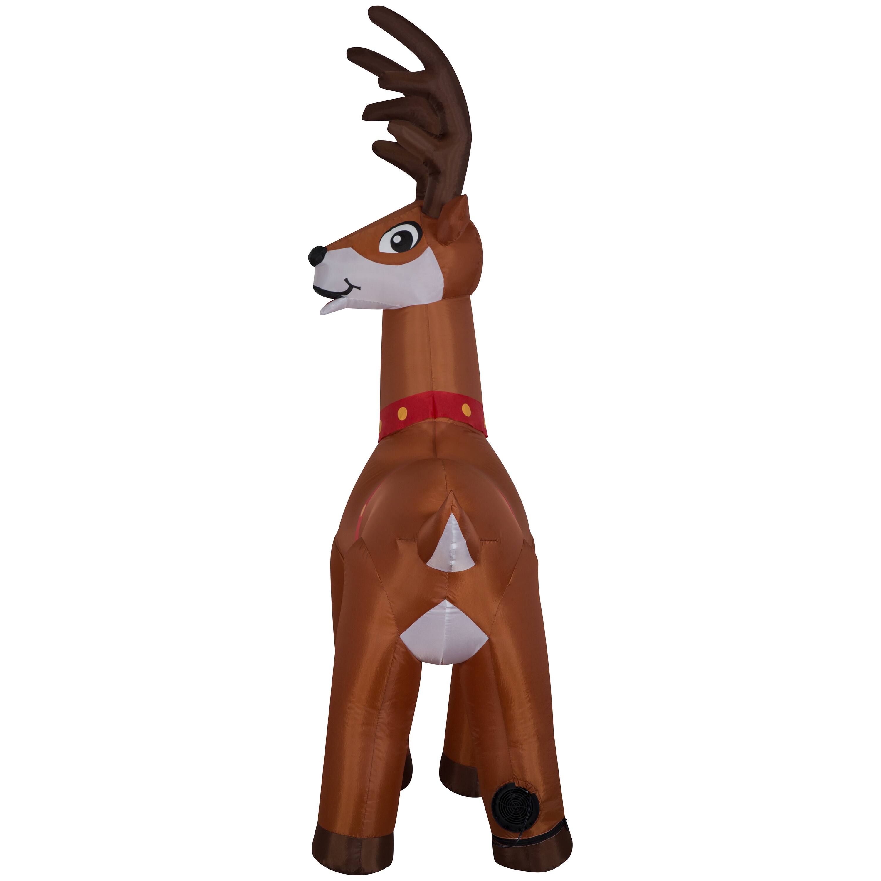 6ft. Airblown&#xAE; Inflatable Reindeer