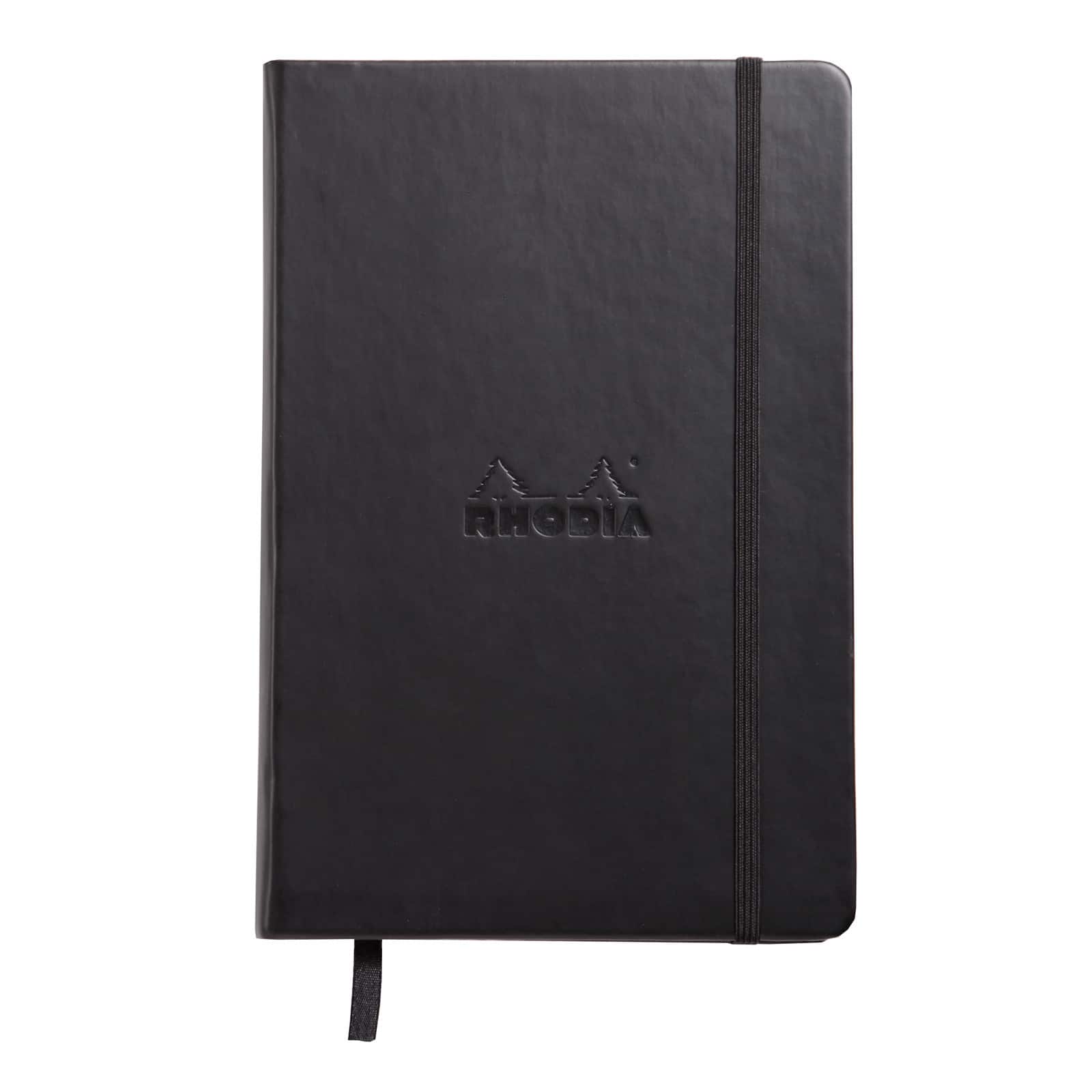 Rhodia&#xAE; Black Lined Webnotebook, 5.5&#x22; x 8.25&#x22;