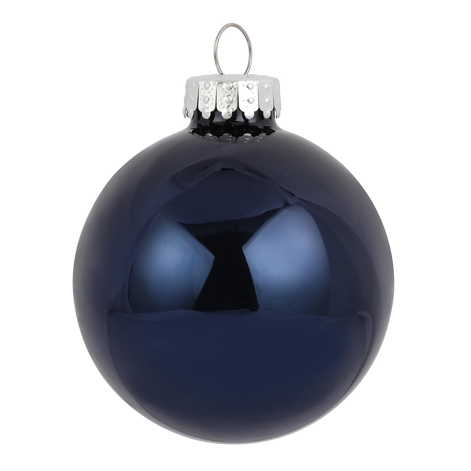 6 Pack 2.5&#x22; Shiny Glass Ball Ornaments by Ashland&#xAE;
