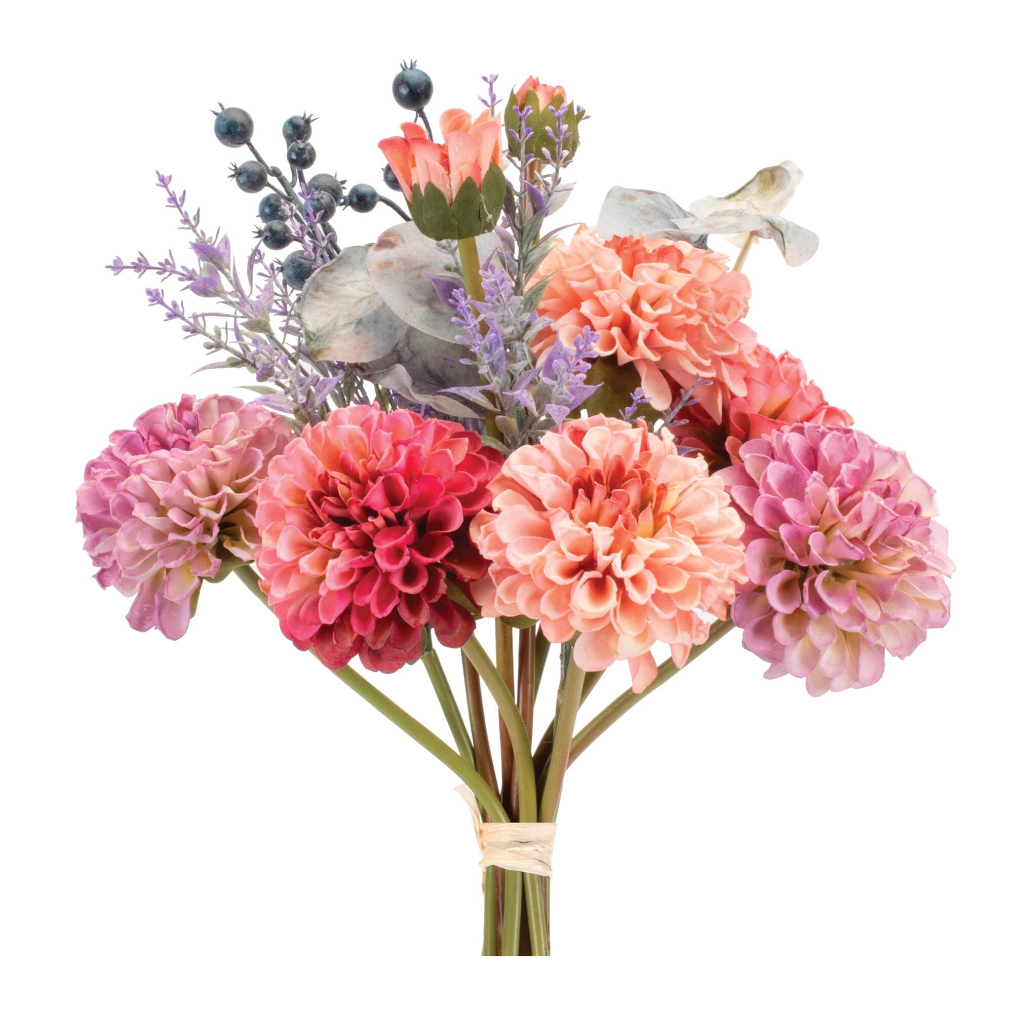 18.25" Mixed Zinnia Floral Bouquets, 2ct.