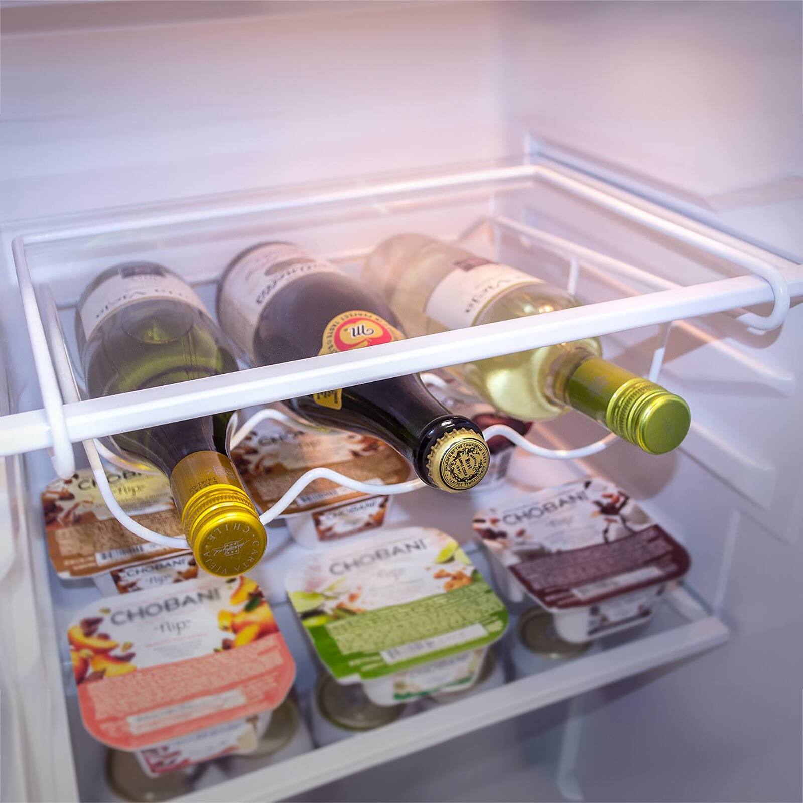 Sorbus 13" Refrigerator Wine Bottle Rack