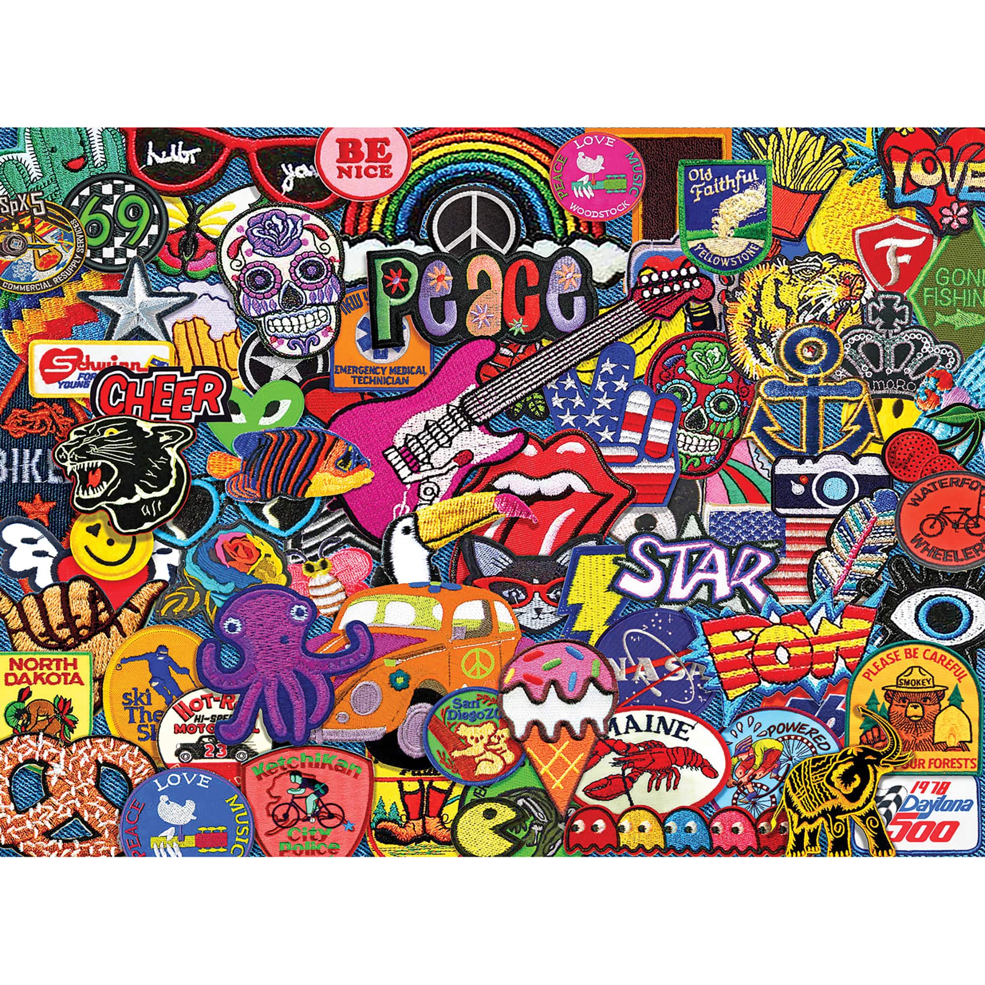 Patches of Fun 1,000 Piece Puzzle