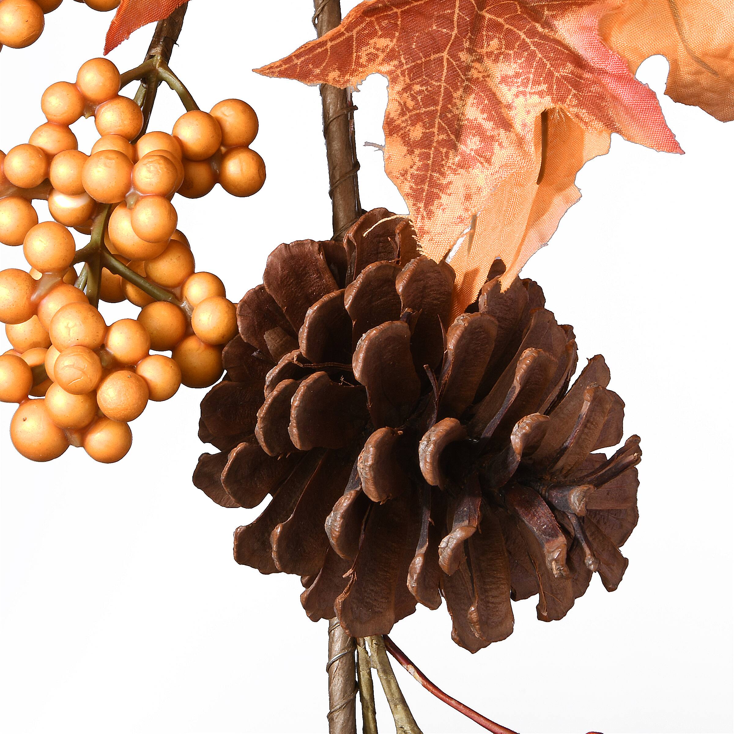 6ft. Maple Leaf and Pumpkins Garland
