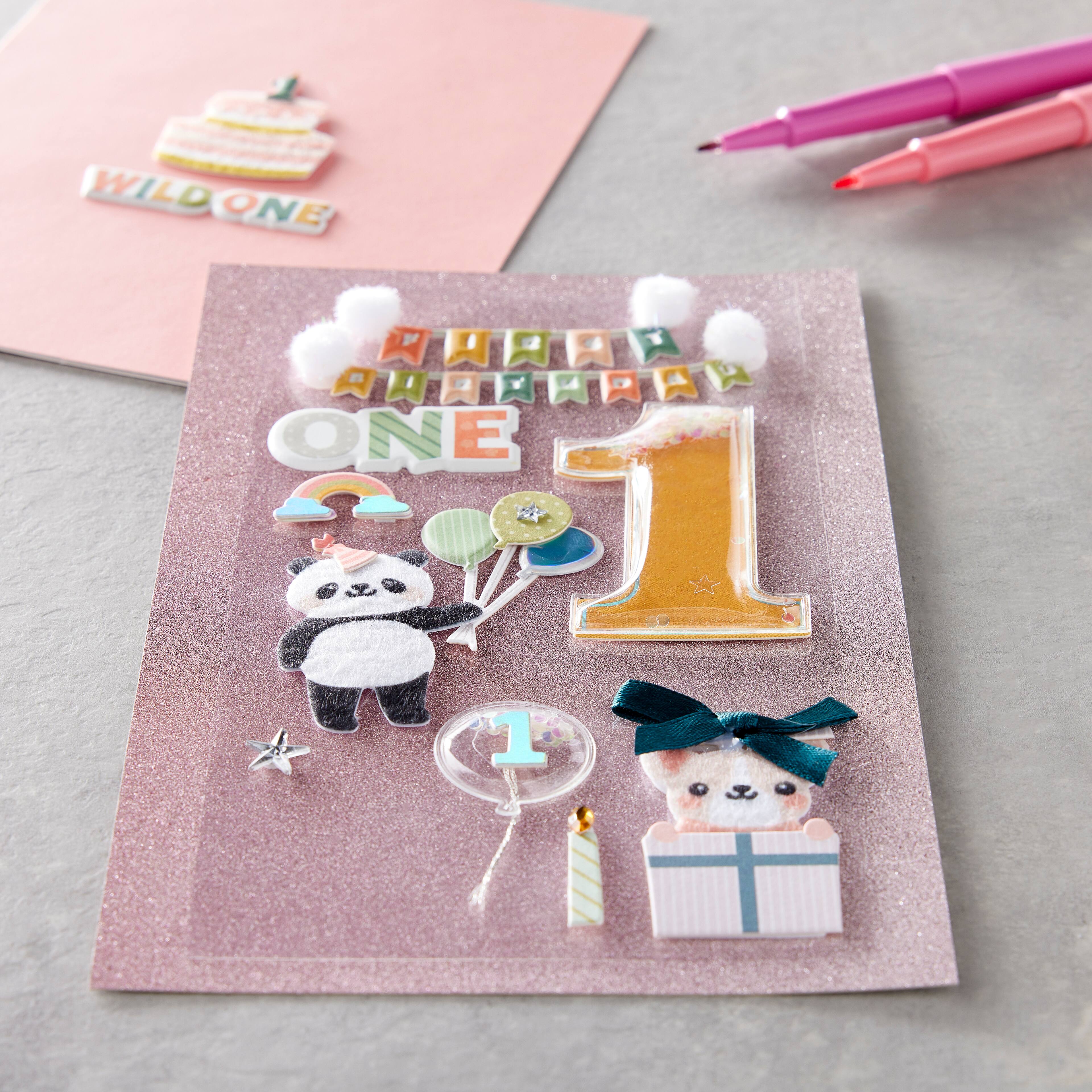 12 Pack: 1st Birthday Stickers by Recollections™