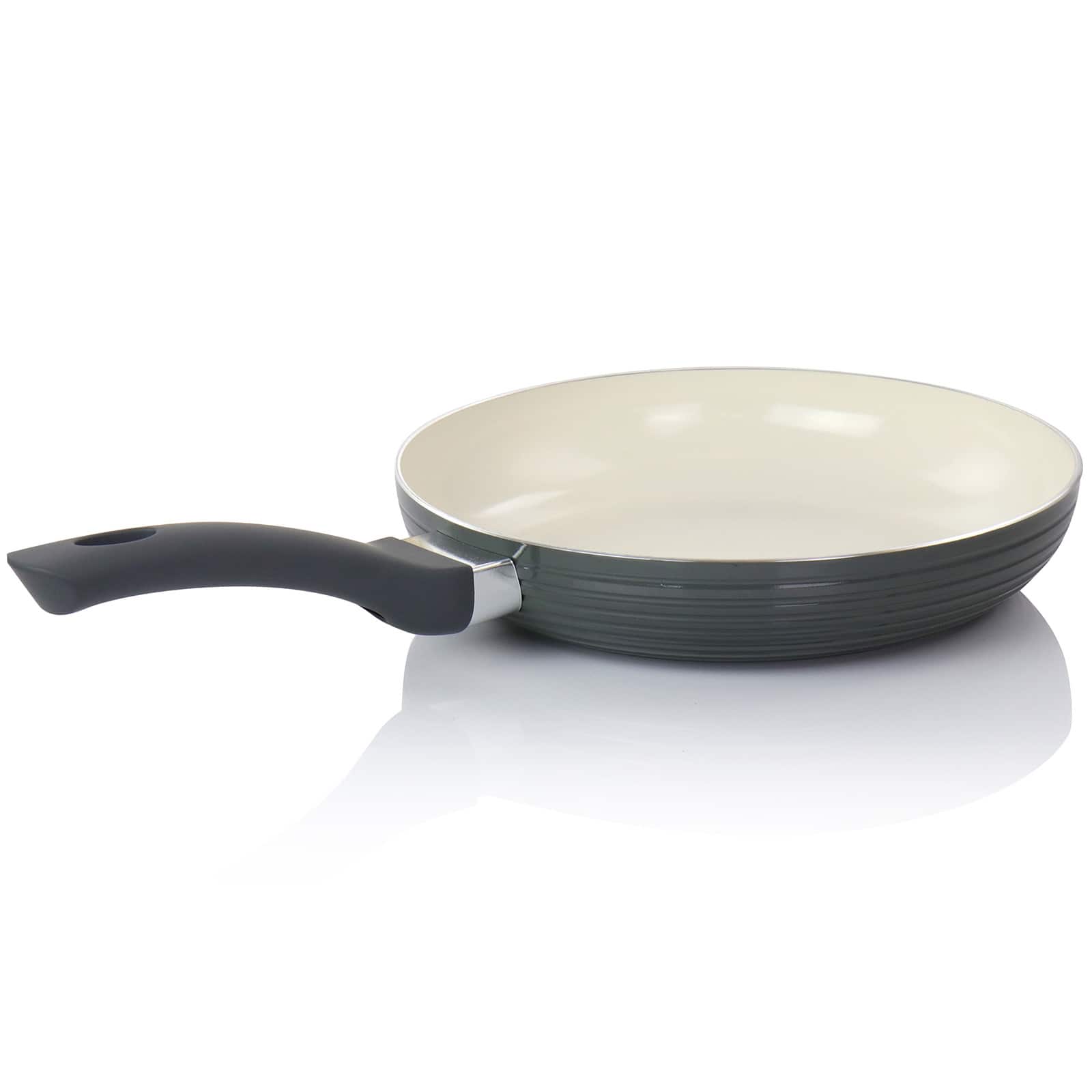 Oster Ridge Valley 10'' Gray Aluminum Nonstick Frying Pan