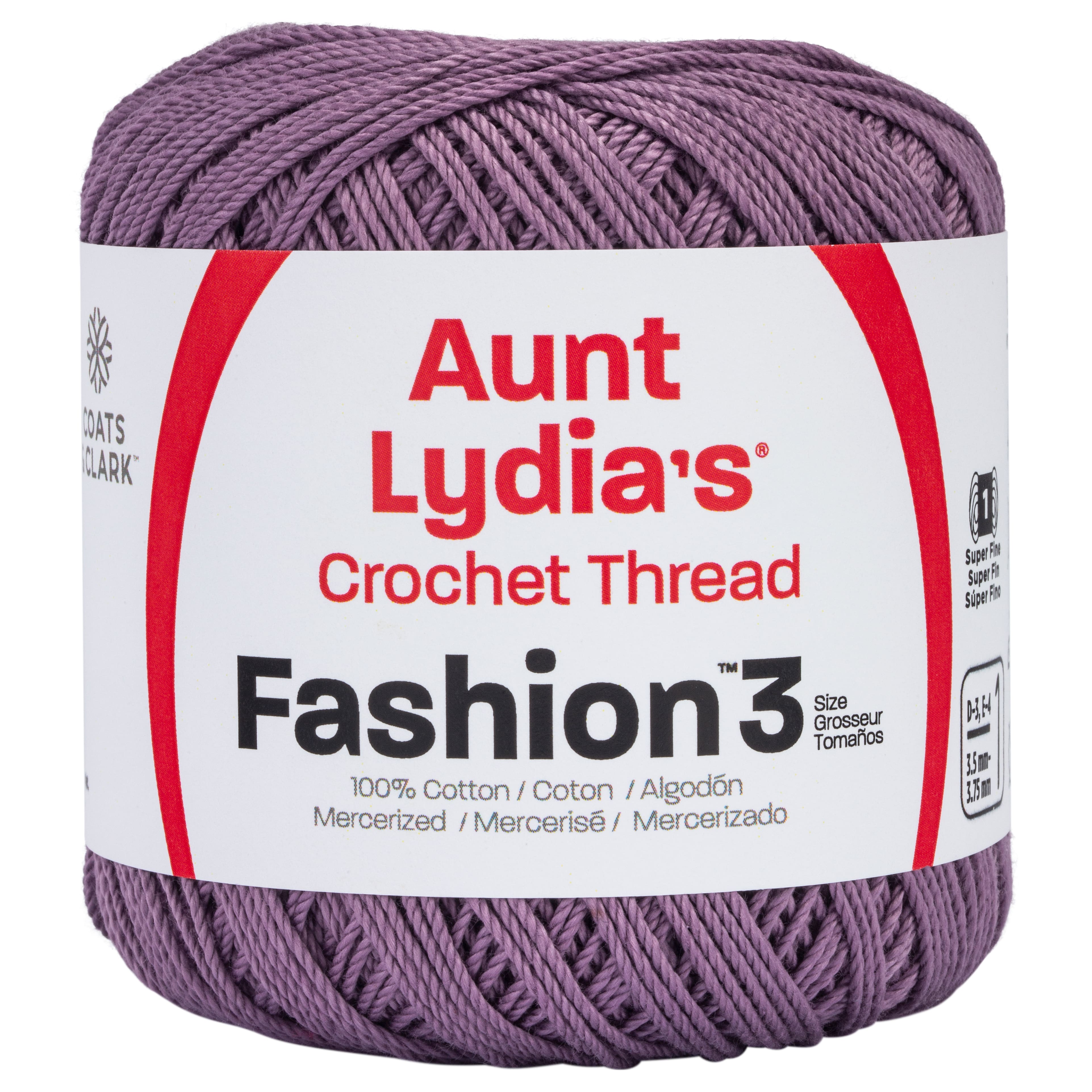 15 Pack: Aunt Lydia&#x27;s&#xAE; Fashion Crochet Thread&#x2122;