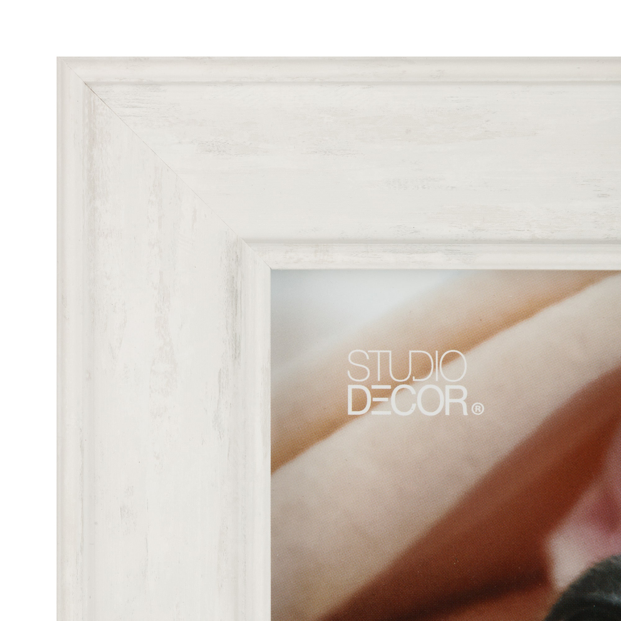 Expressions™ 8" x 10" Whitewashed Inner & Outer Lip Frame by Studio Décor®