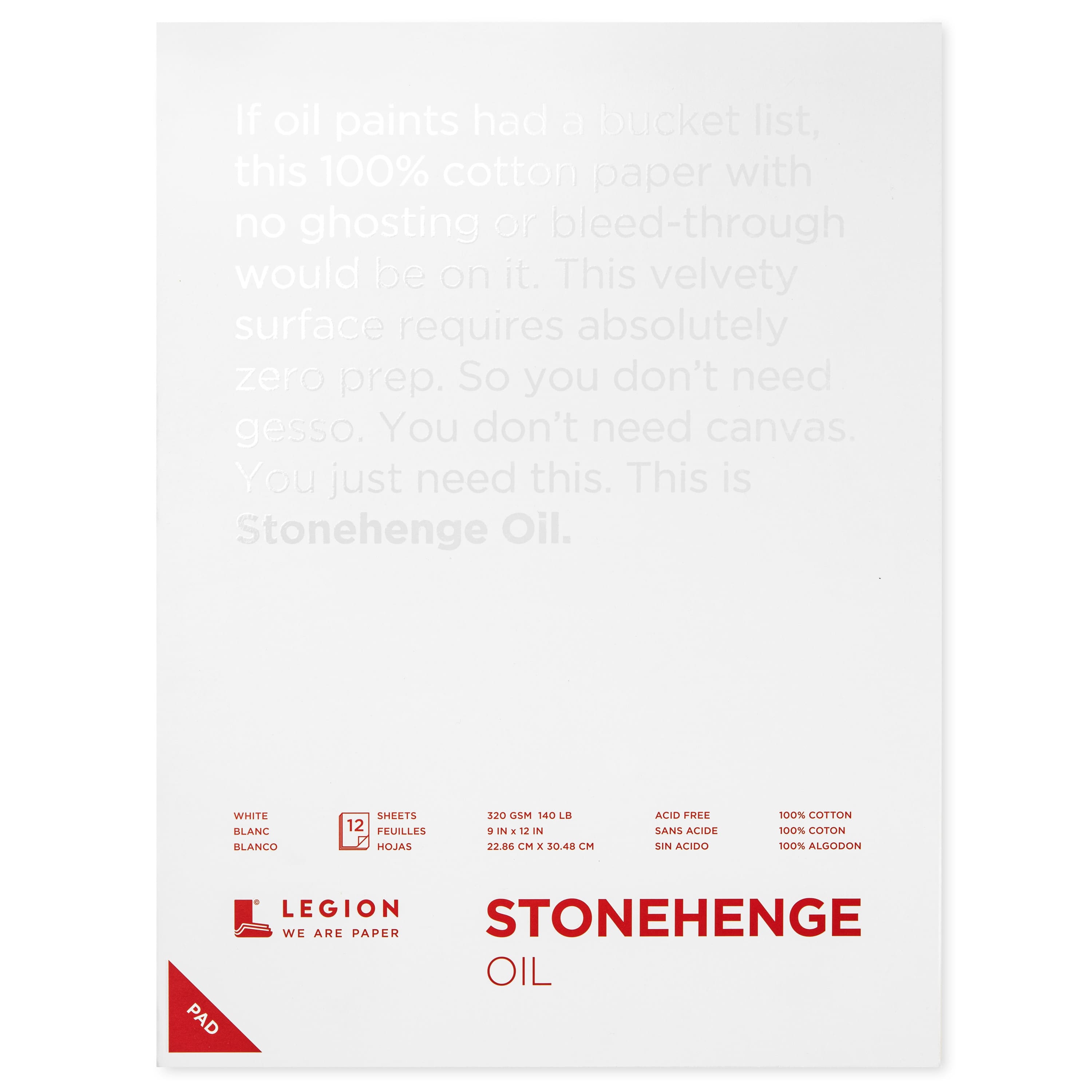 Legion Stonehenge Oil Paper Pad