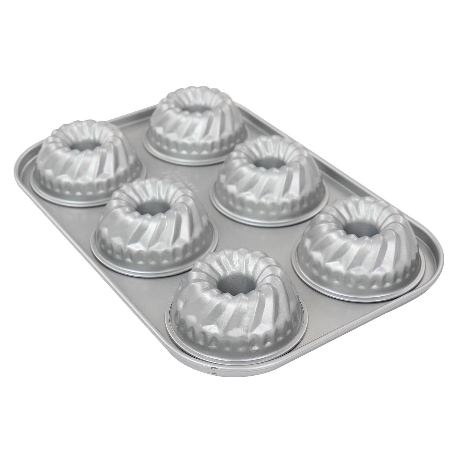 Martha Stewart 6-Cup Carbon Steel Doughnut Pan