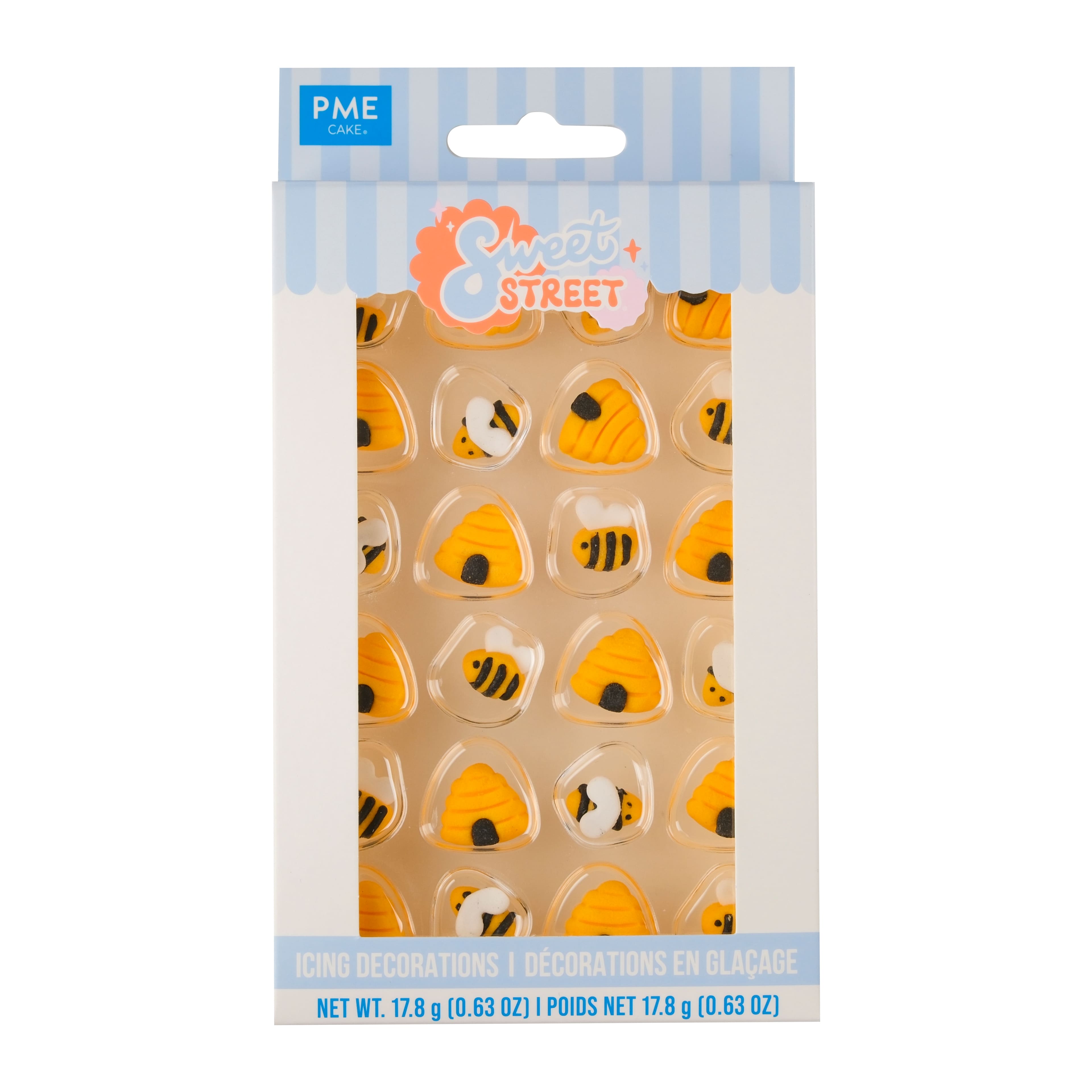 PME Cake Sweet Street&#xAE; Bees &#x26; Beehives Icing Decorations