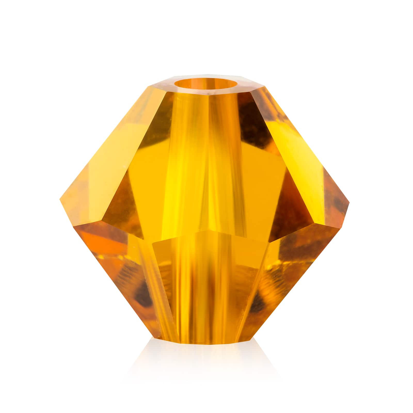 John Bead Preciosa 6mm Czech Crystal Rondelle Beads, 36ct.