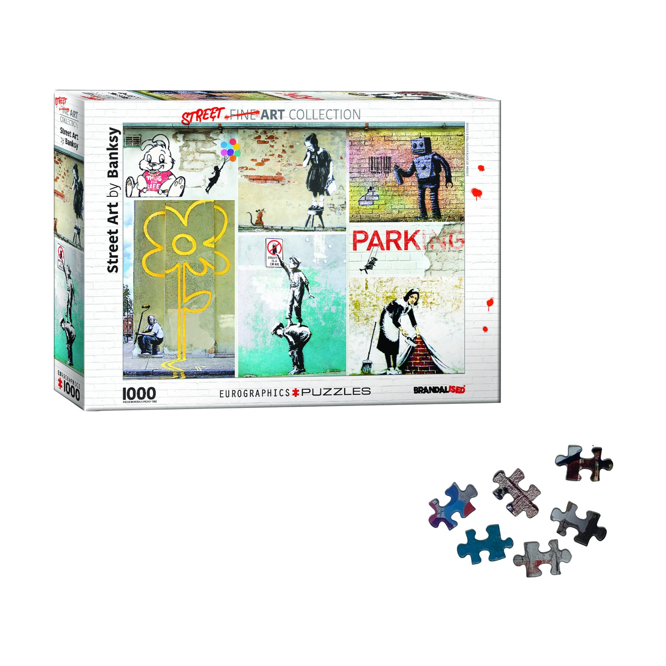 Street Art by Banksy: 1000 Pcs