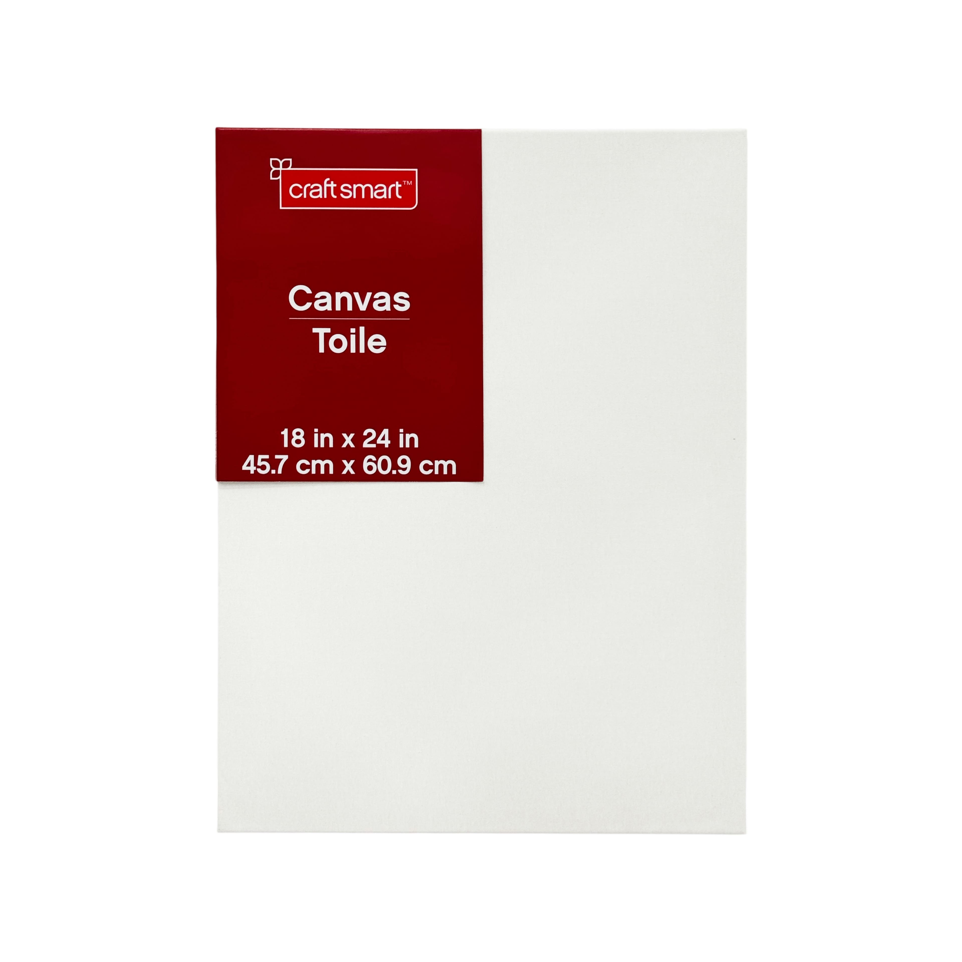 White Cotton Duck Canvas by Craft Smart&#x2122;