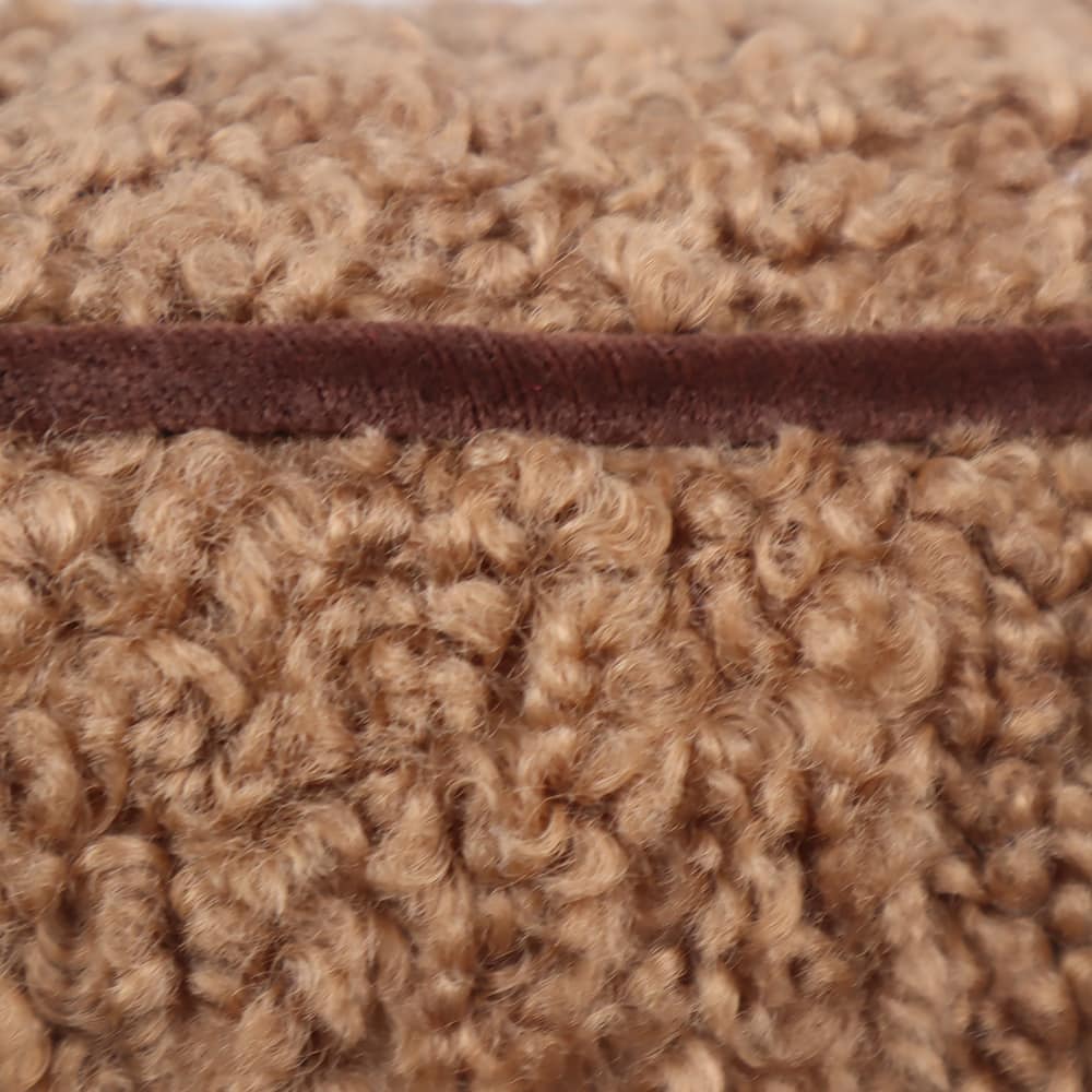 16&#x22; Brown Faux Fur Throw Pillow by Ashland&#xAE;