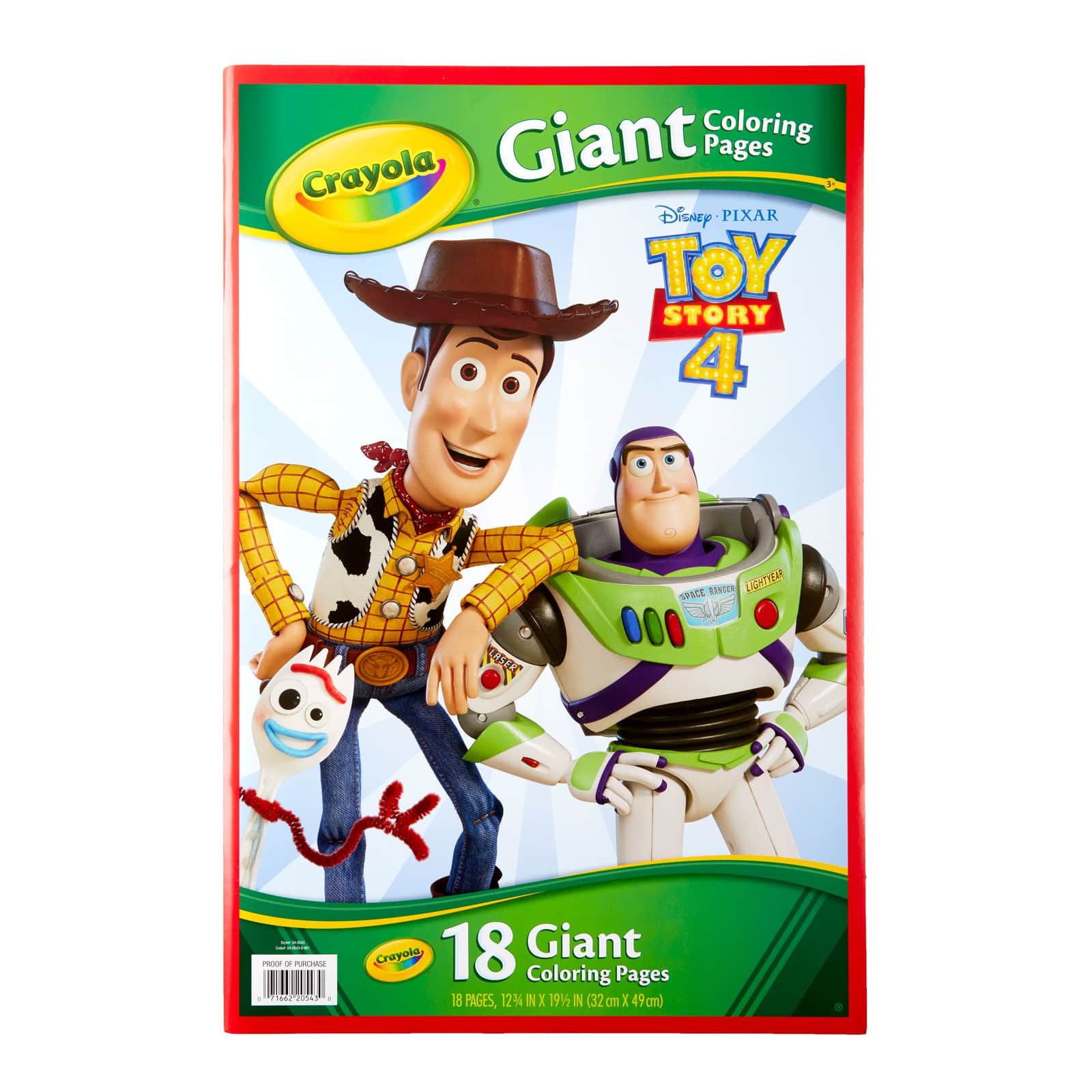 Crayola Disney Pixar Toy Story 4 Giant Coloring Pages