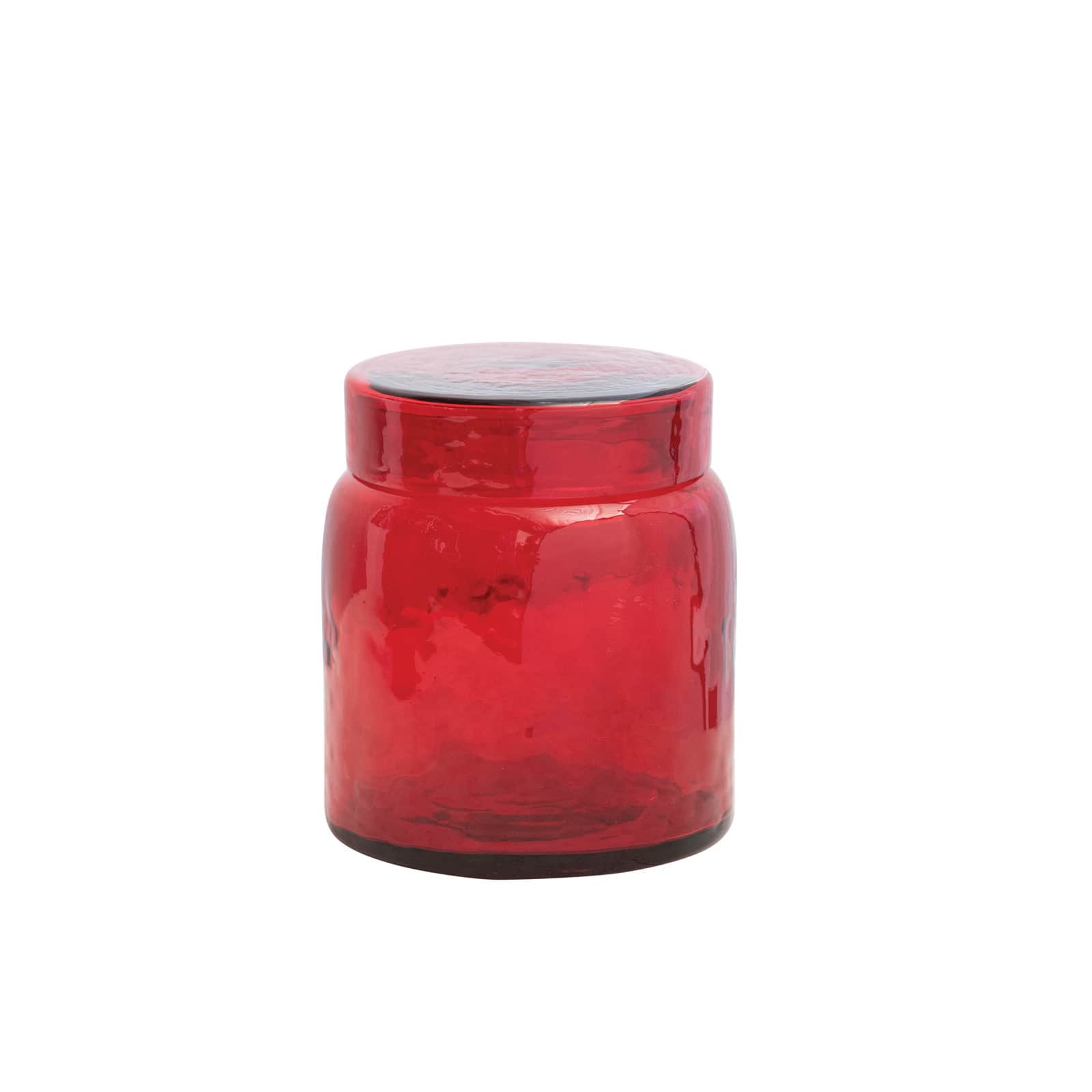 Hello Honey&#xAE; Red Glass Jar