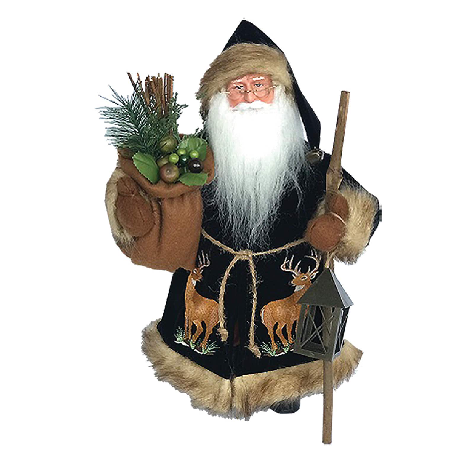 Santa's Workshop 15" White Tail Deer Claus