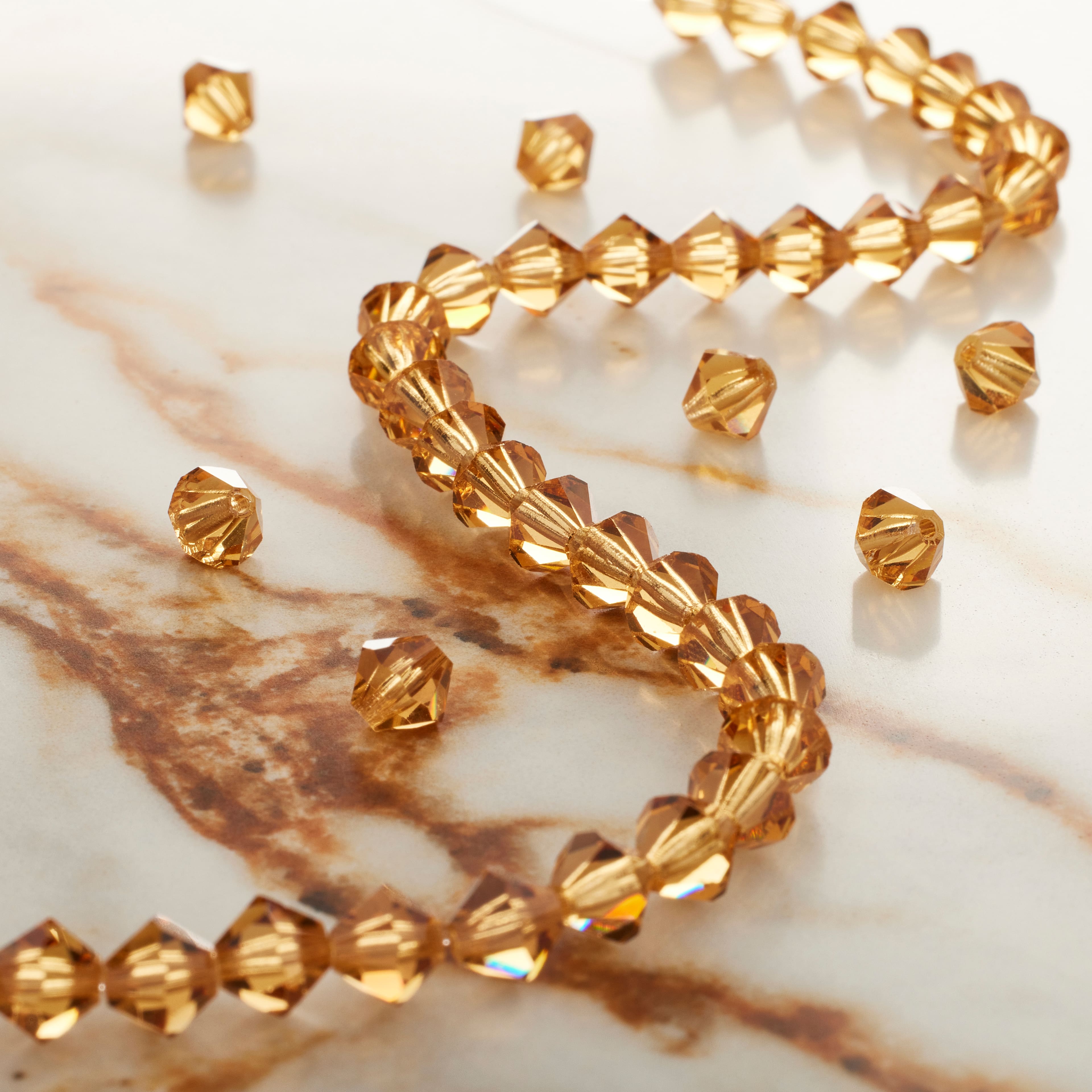 12 Pack: Preciosa Glass Crystal Bicone Beads, 6mm by Bead Landing™