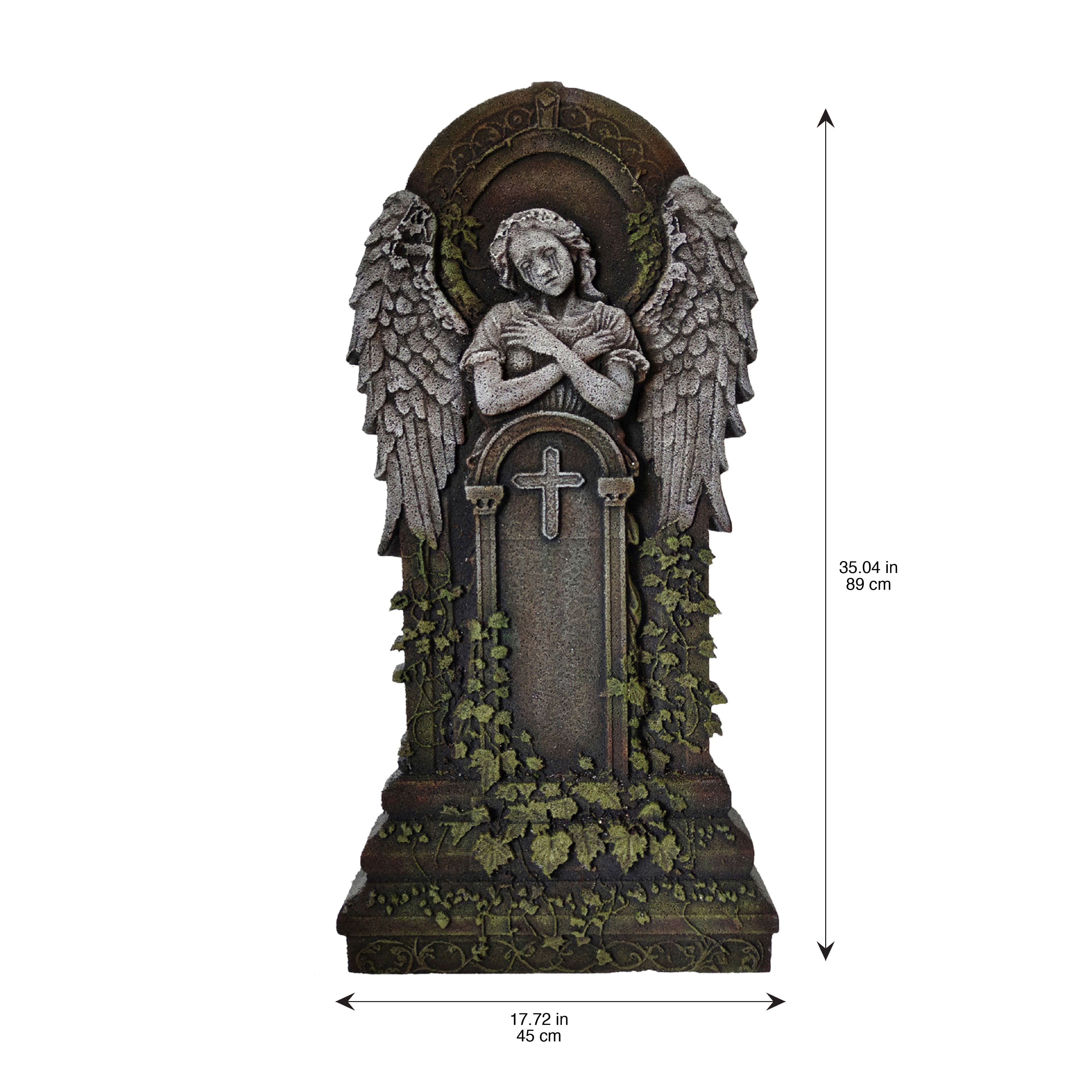 35" Gray Bleeding Angel Tombstone by Ashland®