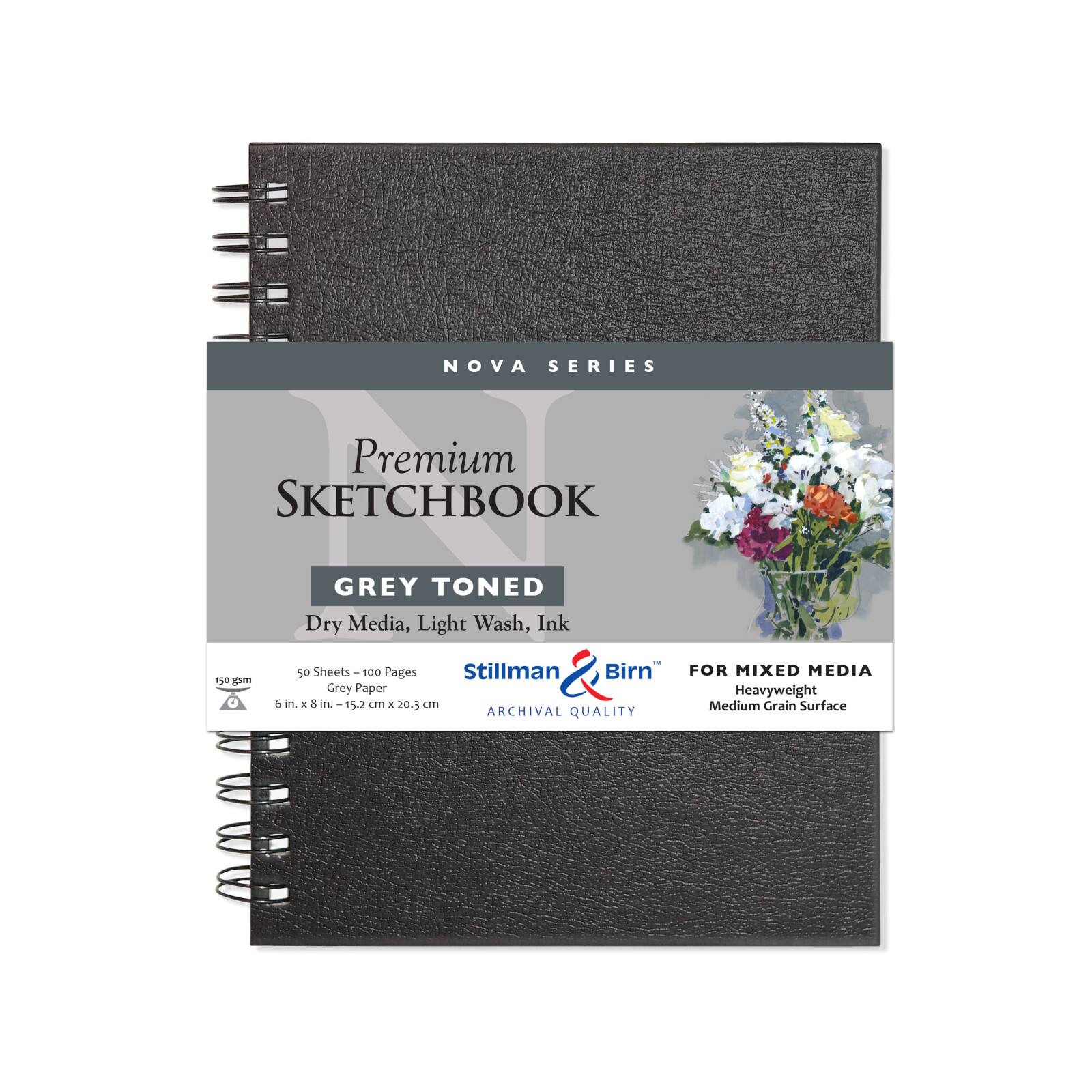 Stillman & Birn™ Nova Series Grey Toned Premium Mixed Media Sketchbook