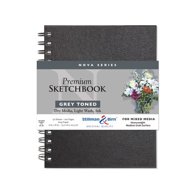 Stillman & Birn™ Nova Series Grey Toned Premium Mixed Media Sketchbook