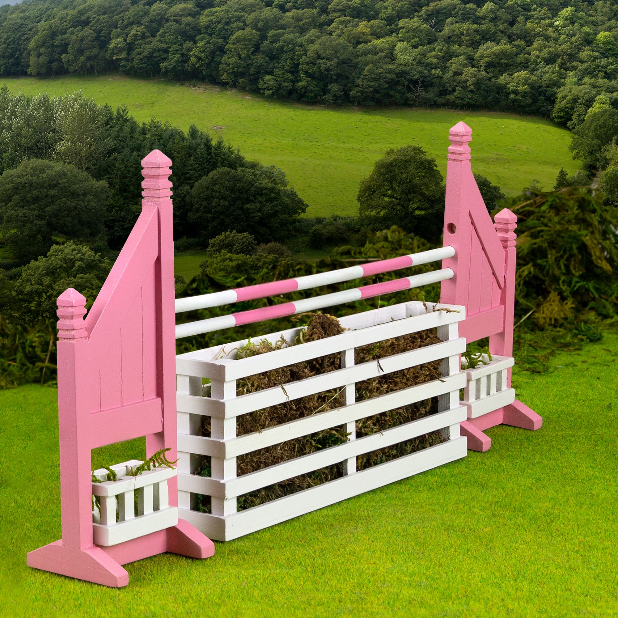 Reeves Breyer Traditional Brush Box Jump Horse Toy