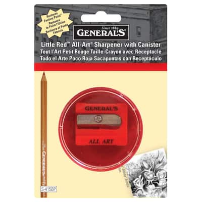 General's® Little Red™ All-Art® Sharpener with Canister