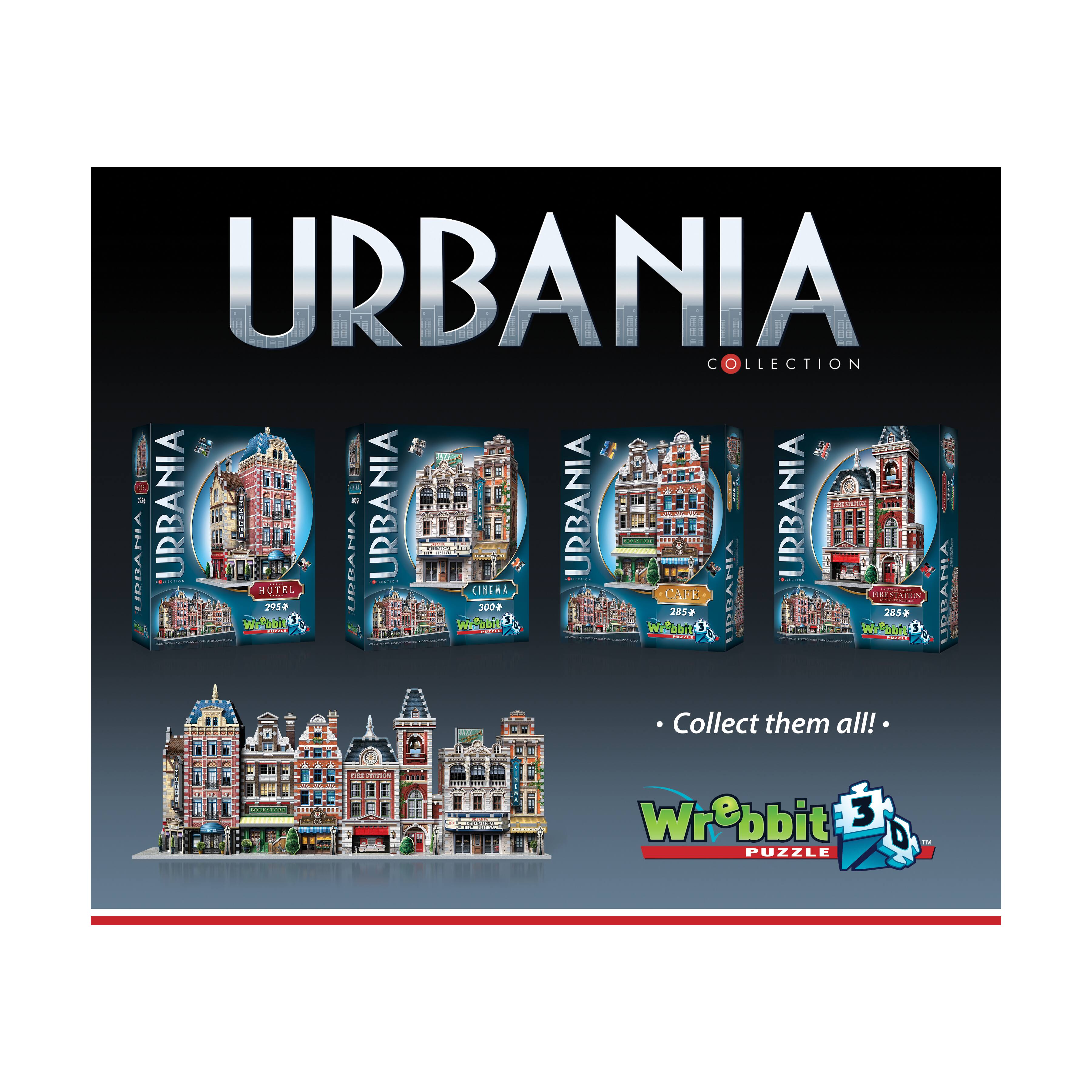 Urbania Collection - Cafe 3D Puzzle: 285 Pcs