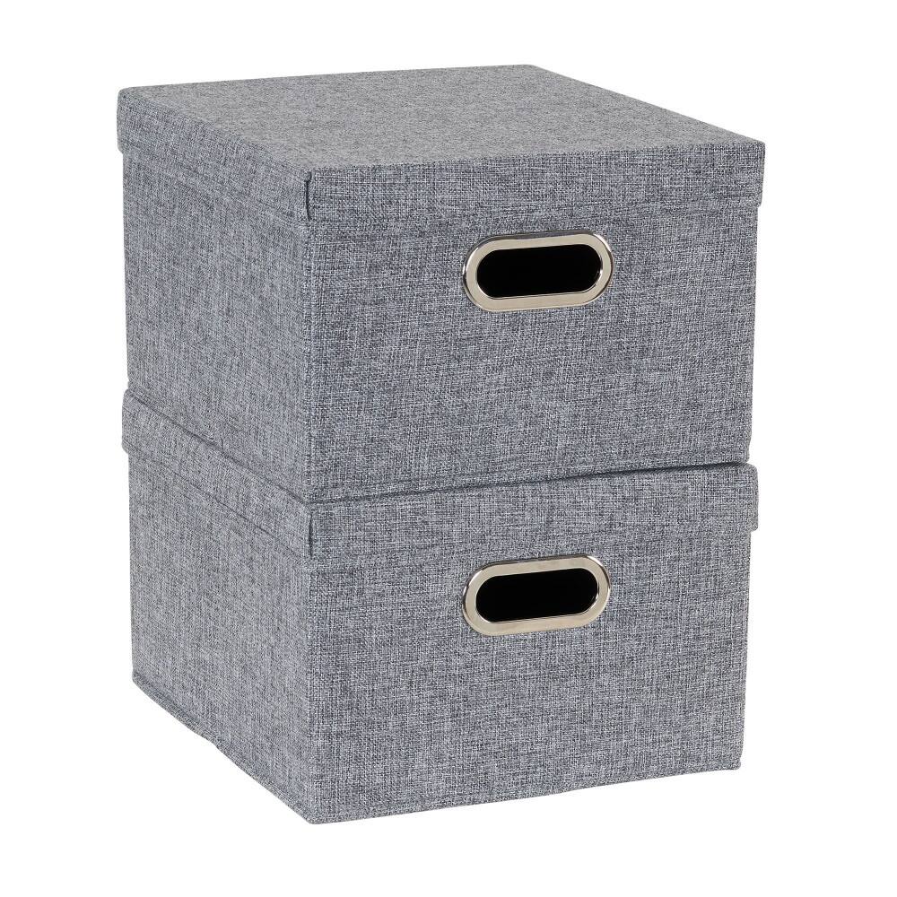 Household Essentials Storage Bins with Lids, 2ct.