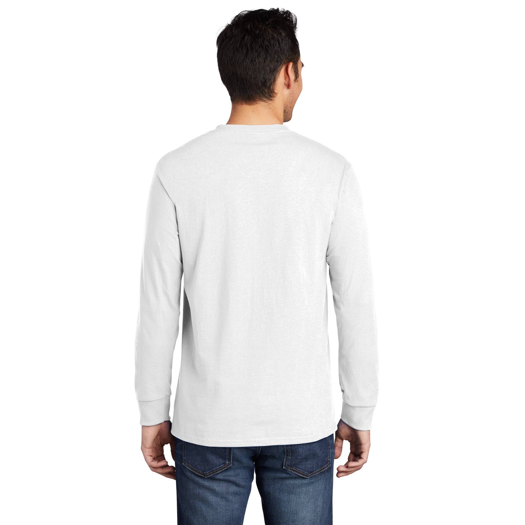 Port & Company® Long Sleeve Essential Pocket T-Shirt