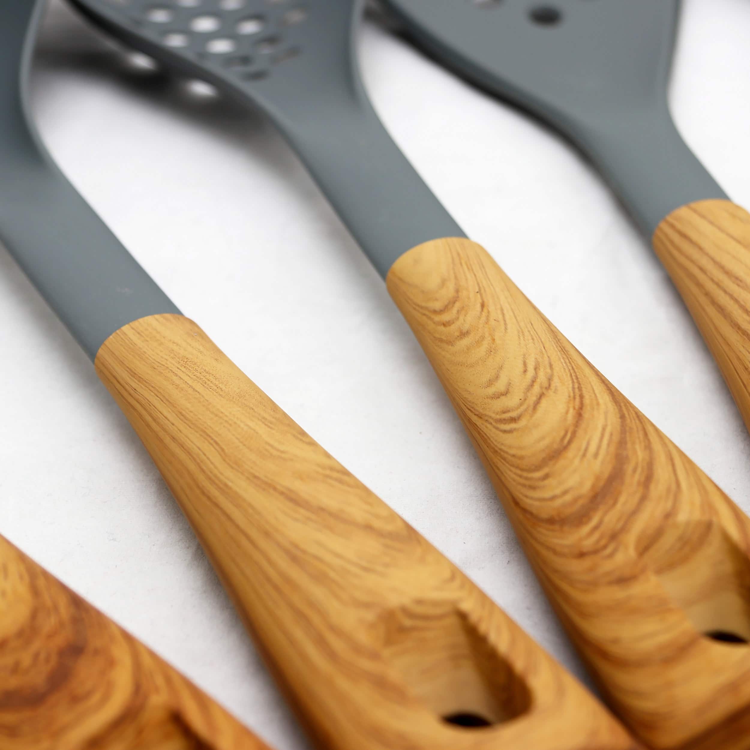 Oster Everwood Nylon &#x26; Wood Inspired Handles Kitchen Tool Set, 5ct.