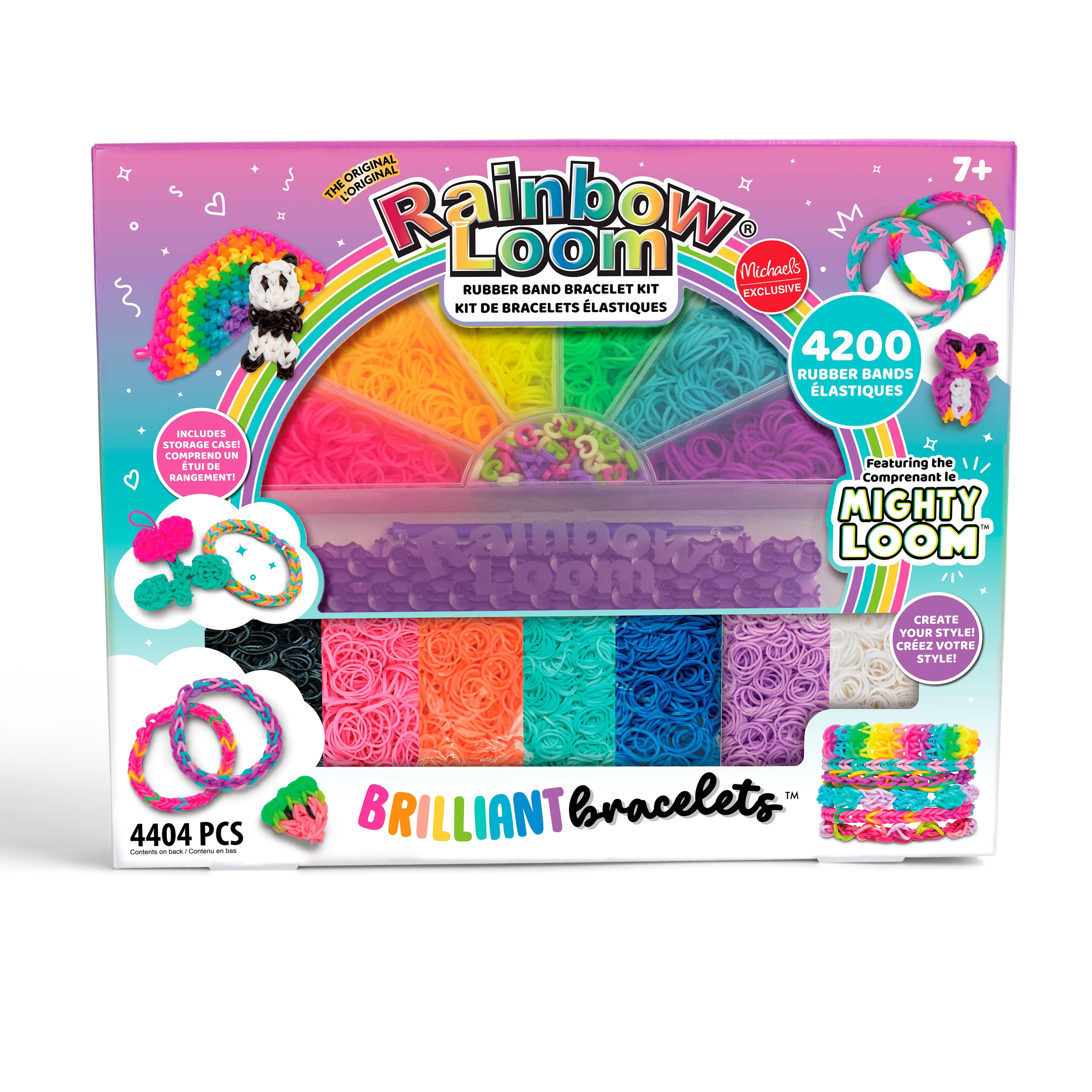 Rainbow Loom&#xAE; Brilliant Bracelets&#x2122; Rubber Band Bracelet Kit