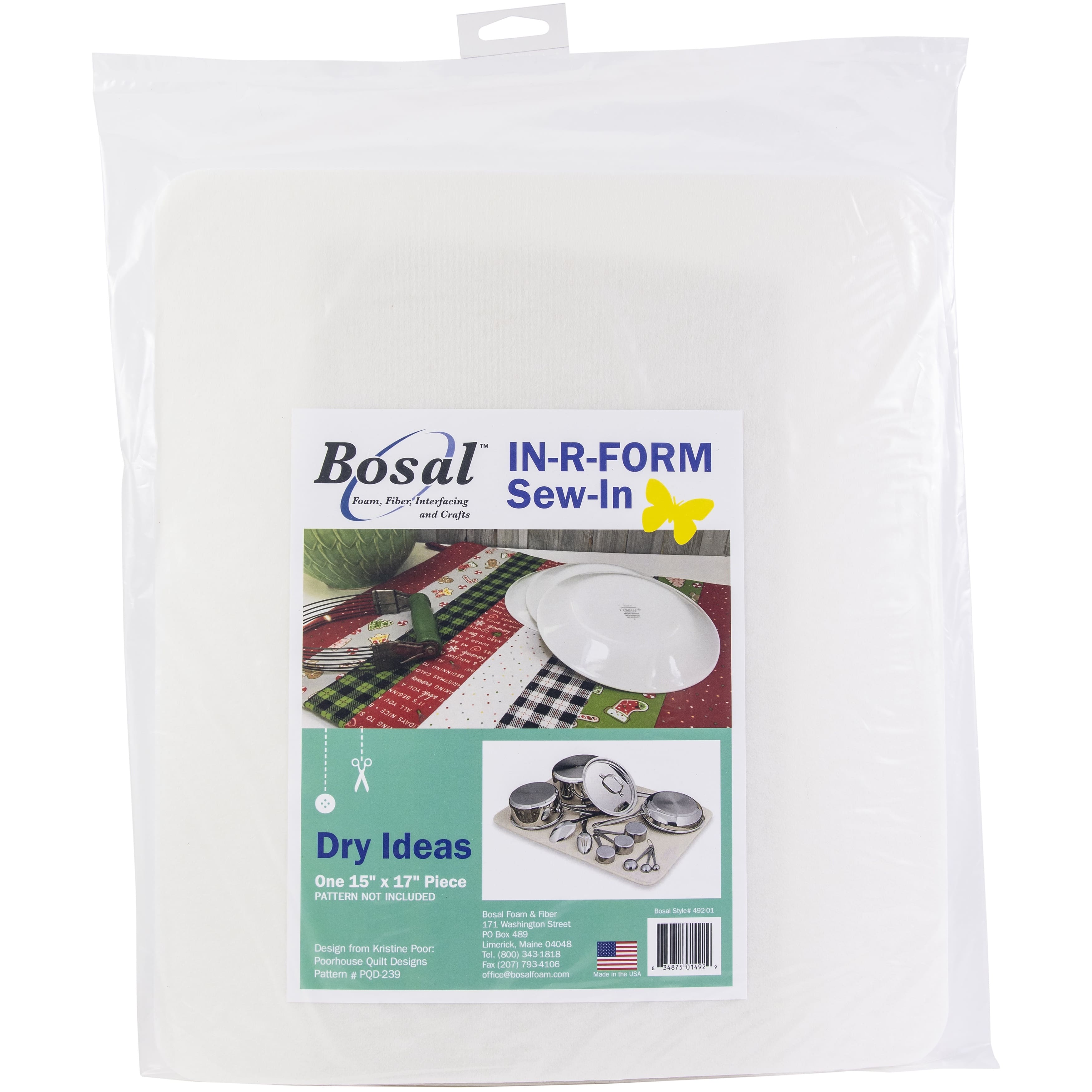 Bosal In-R-Form Sew-In Dry Ideas Drying Mat Foam Stabilizer