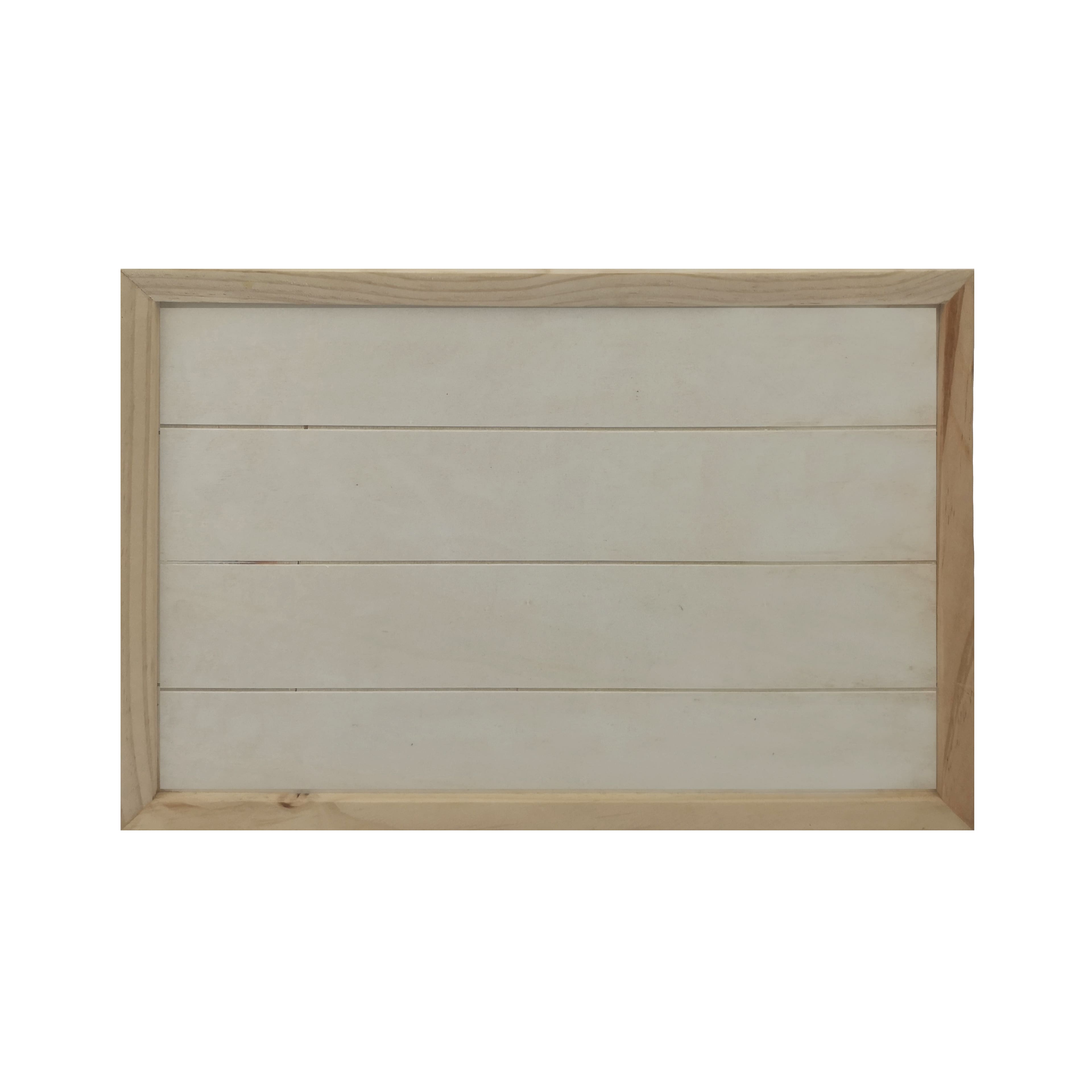 6 Pack: 17&#x22; Unfinished Wood Rectangle Plaque by Make Market&#xAE;