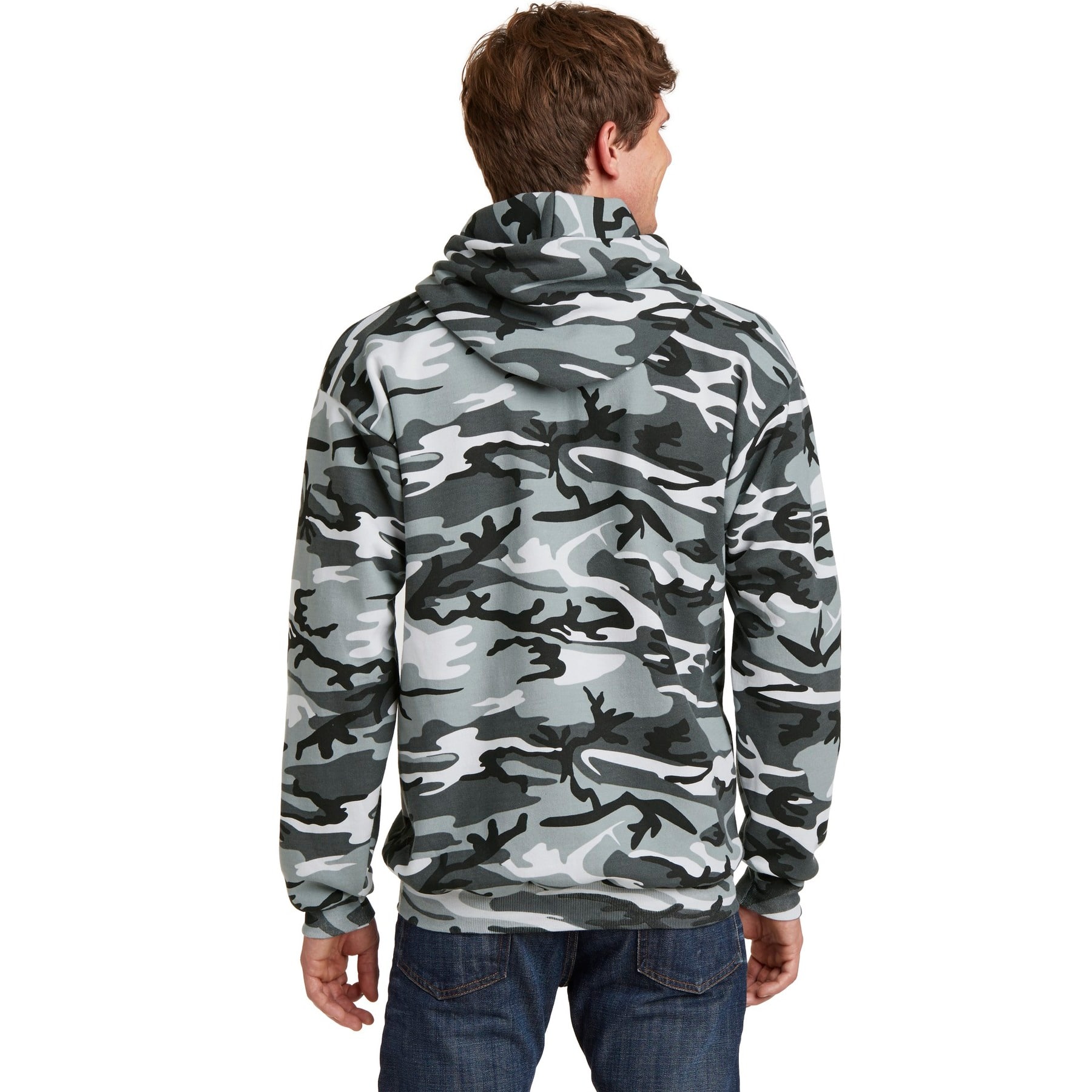 Port & Company® Camo Core Fleece Pullover Hooded Sweatshirt